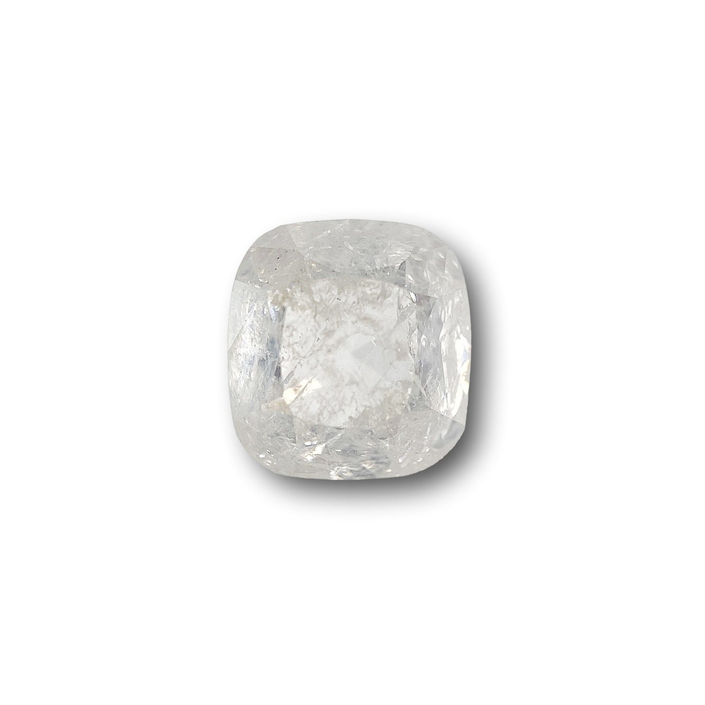 1.19ct | Salt & Pepper Cushion Shape Rose Cut Diamond - Modern Rustic Diamond