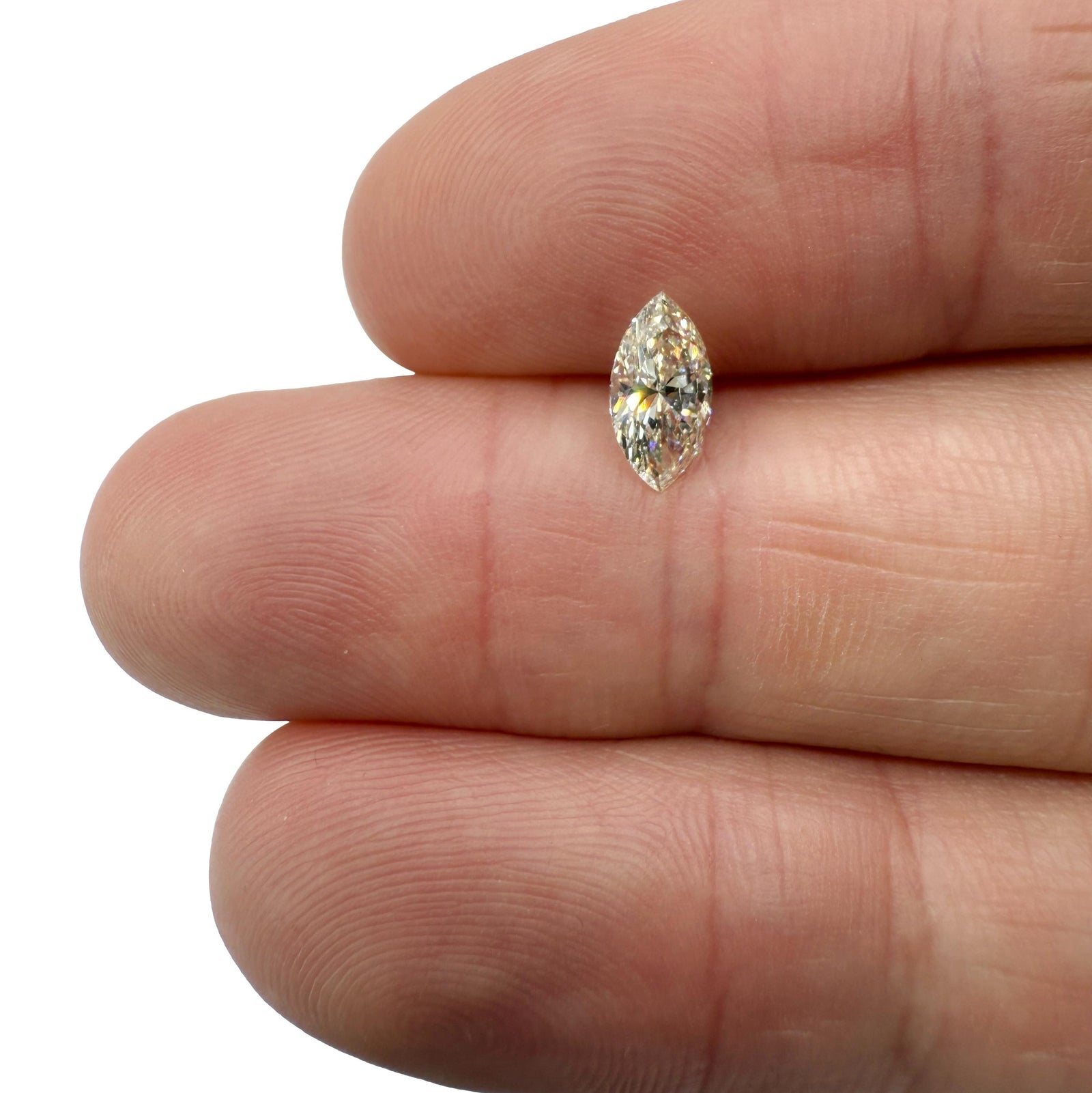 0.71ct | L/VS2 Marquise Shape Brilliant Cut Diamond (GIA) - Modern Rustic Diamond