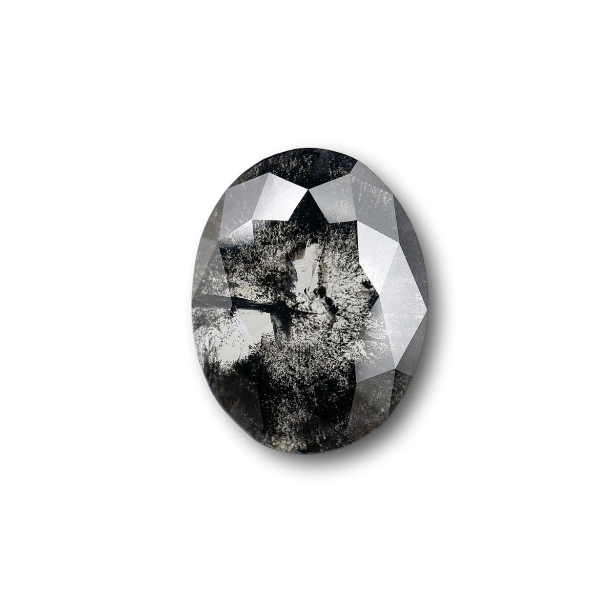 2.65ct | Rustic Oval Shape Rose Cut Diamond - Modern Rustic Diamond