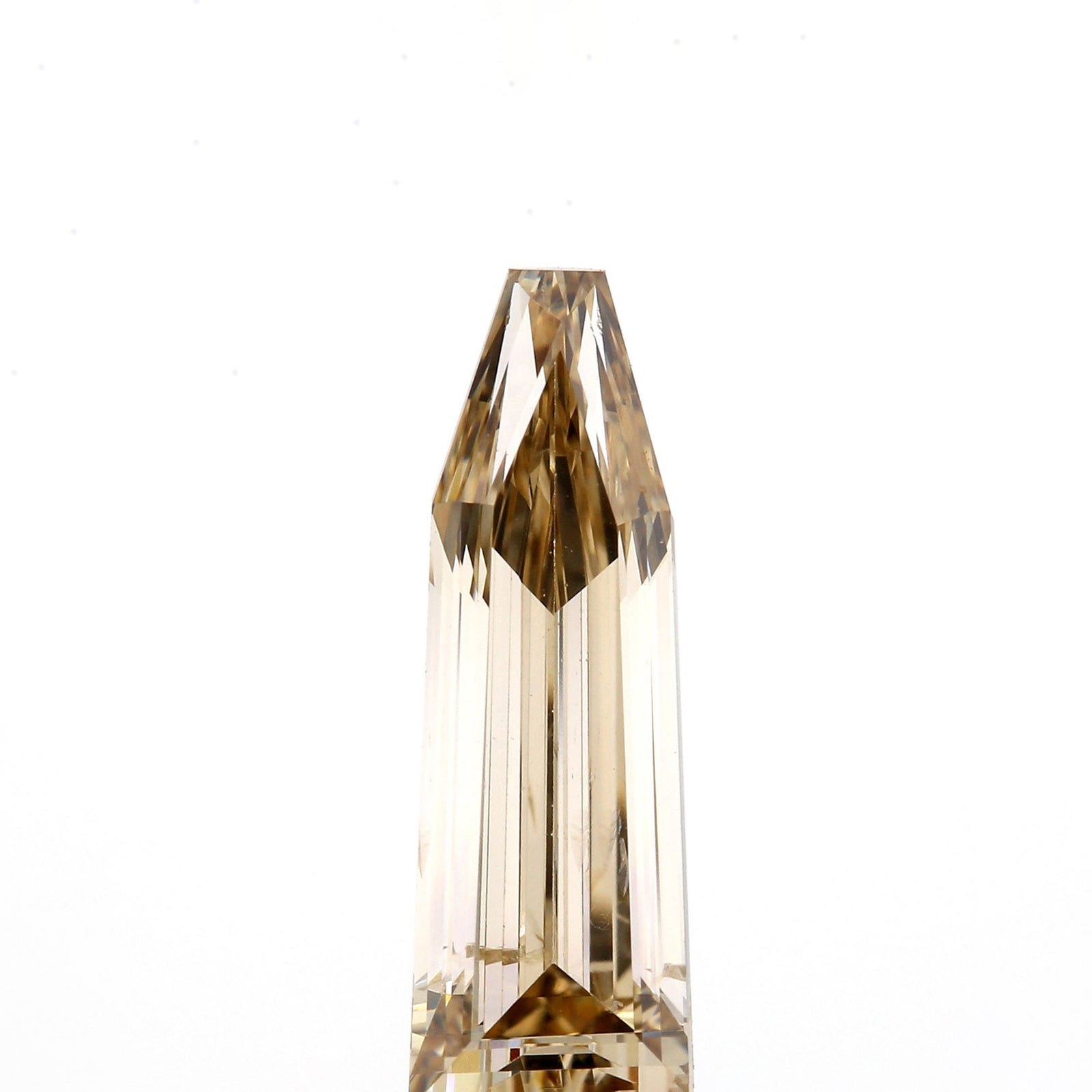 1.39ct | Champagne VS Bullet Shape Step Cut Diamond - Modern Rustic Diamond