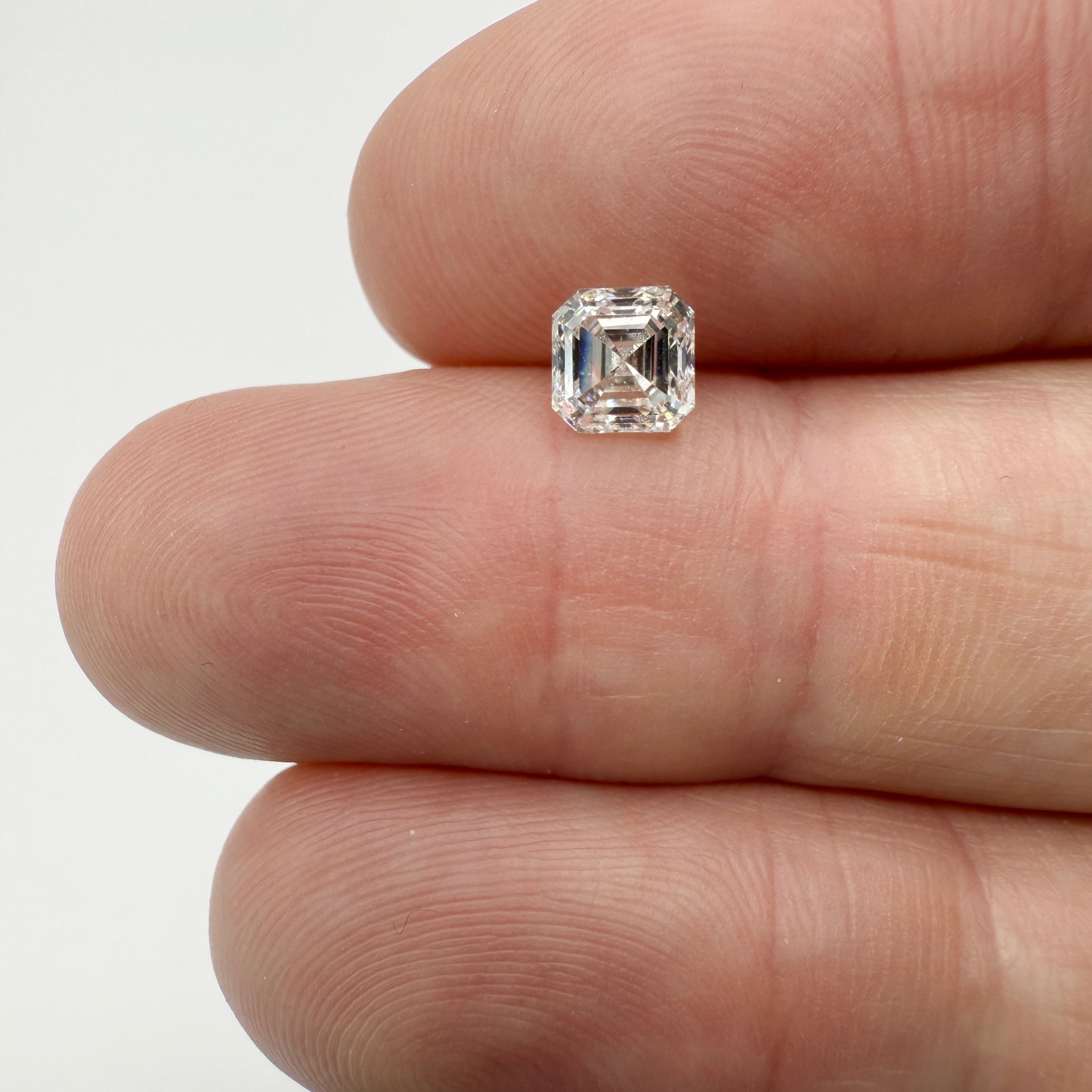 1.01ct | K/SI1 Asscher Shape Step Cut Diamond (GIA) - Modern Rustic Diamond