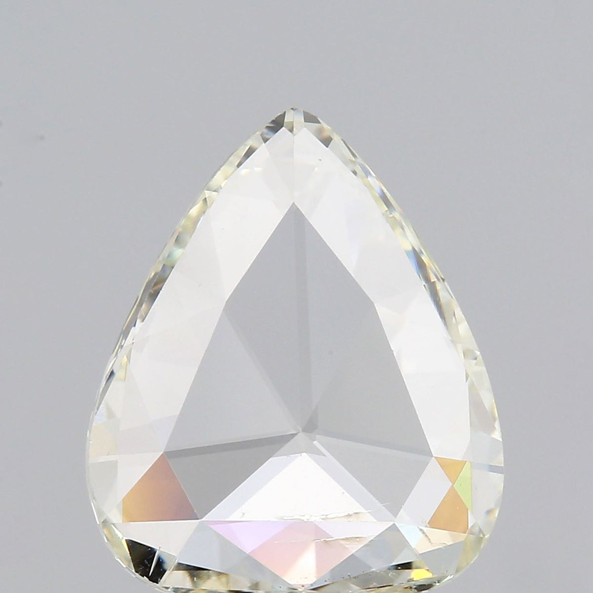 2.32ct | Light Color VS Pear Shape Rose Cut Diamond - Modern Rustic Diamond
