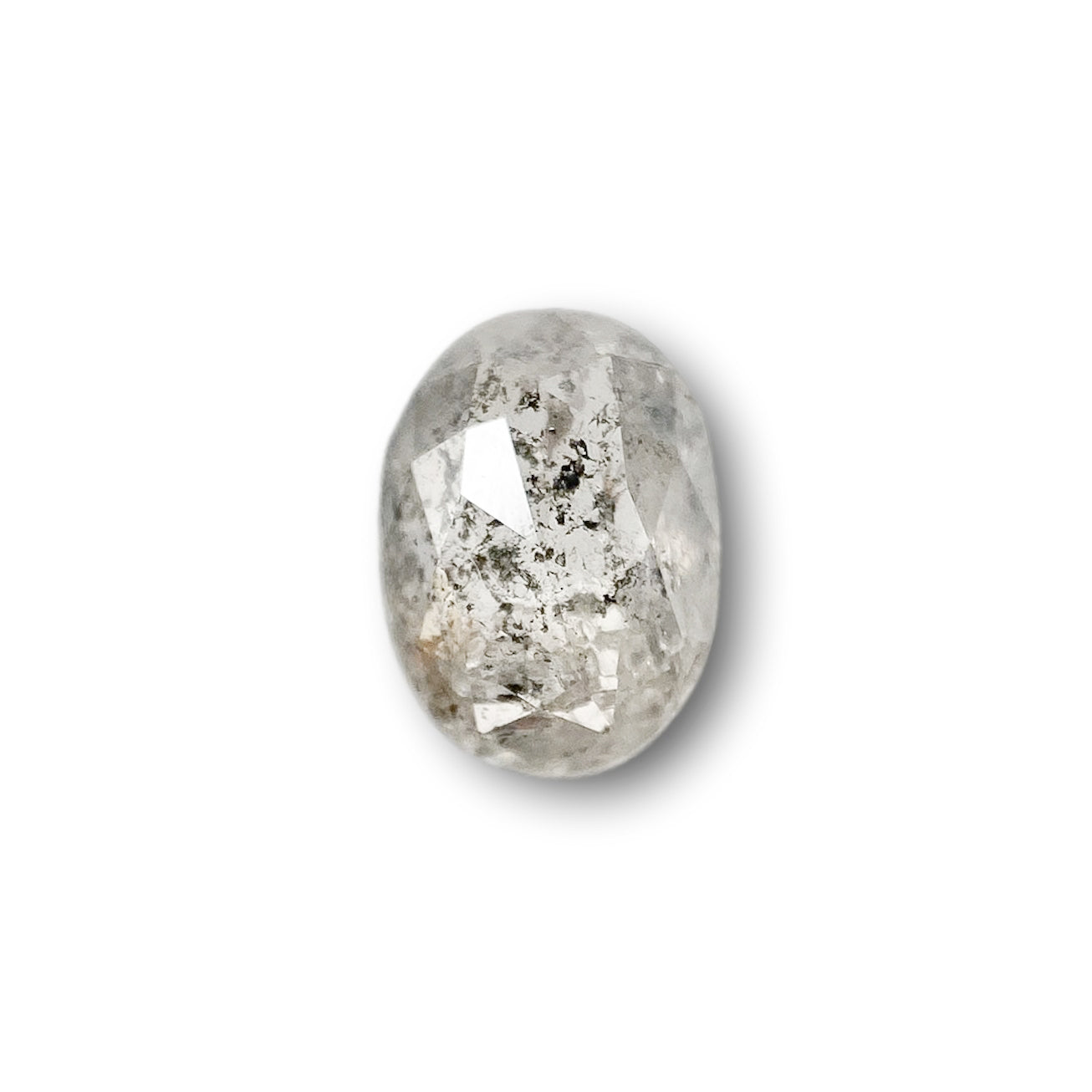 0.92ct | Rustic Oval Shape Rose Cut Diamond - Modern Rustic Diamond