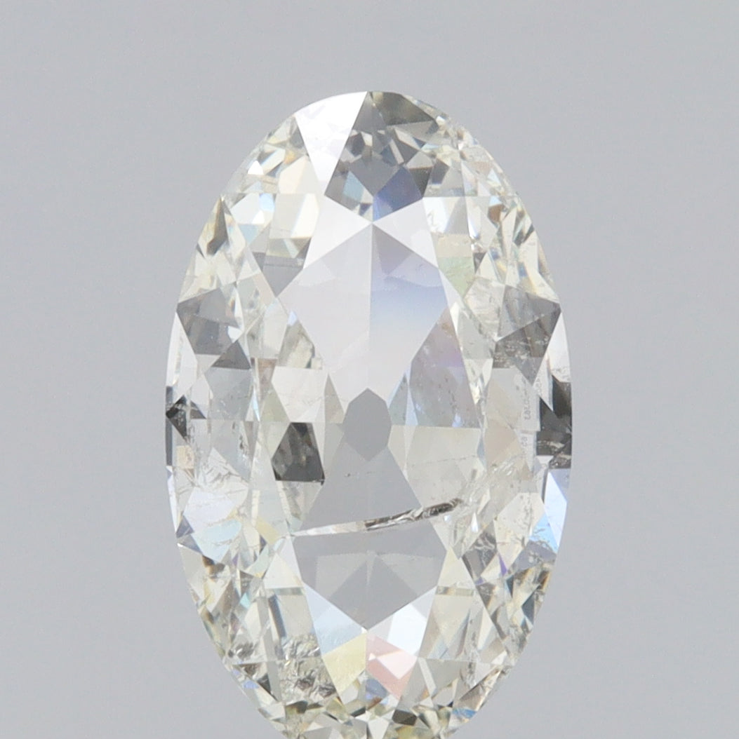 1.68ct | J/SI2 Oval Shape Old Mine Cut Diamond (IGI) - Modern Rustic Diamond