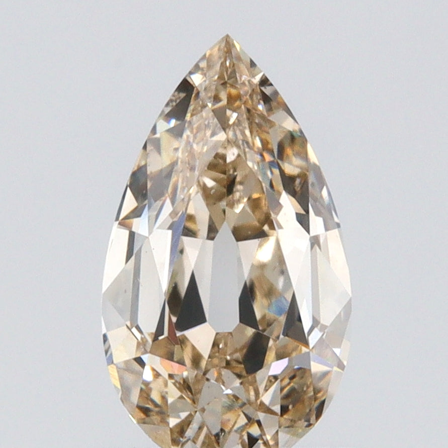 1.27ct | O-P/SI1 Pear Shape Old Mine Cut Diamond (GIA) - Modern Rustic Diamond