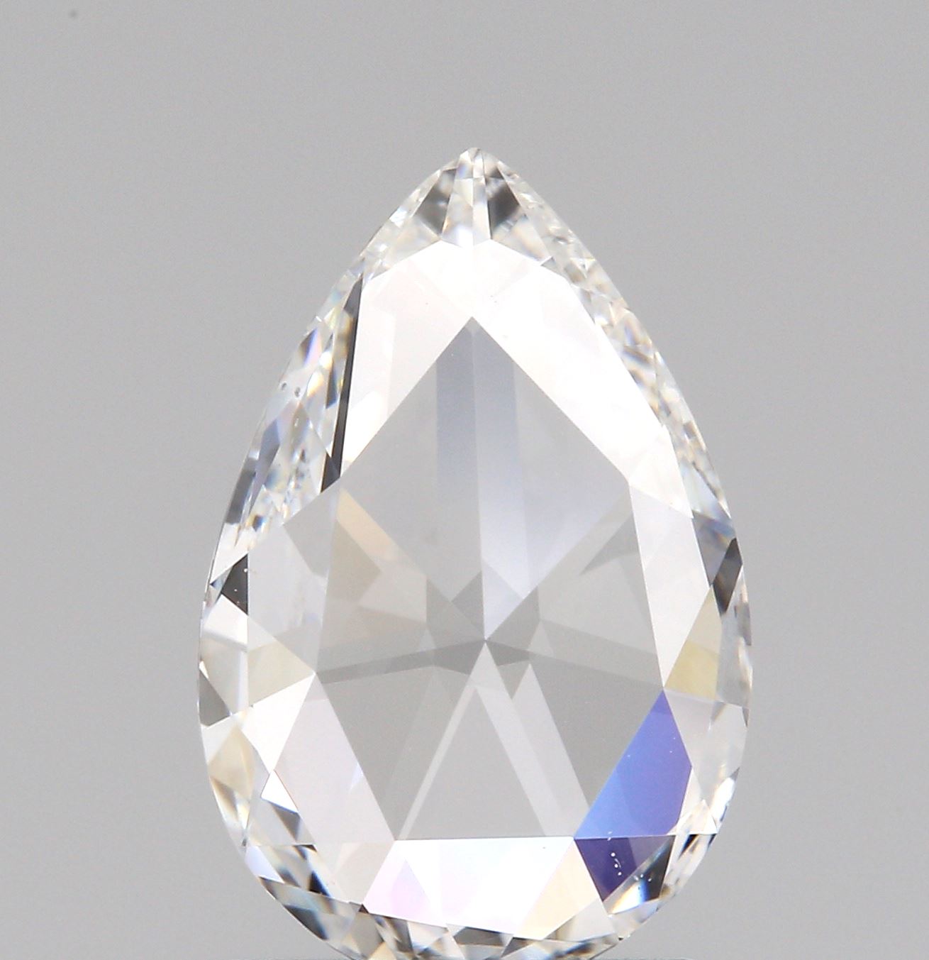 1.06ct | E/VS2 Pear Shape Rose Cut Diamond (GIA) - Modern Rustic Diamond