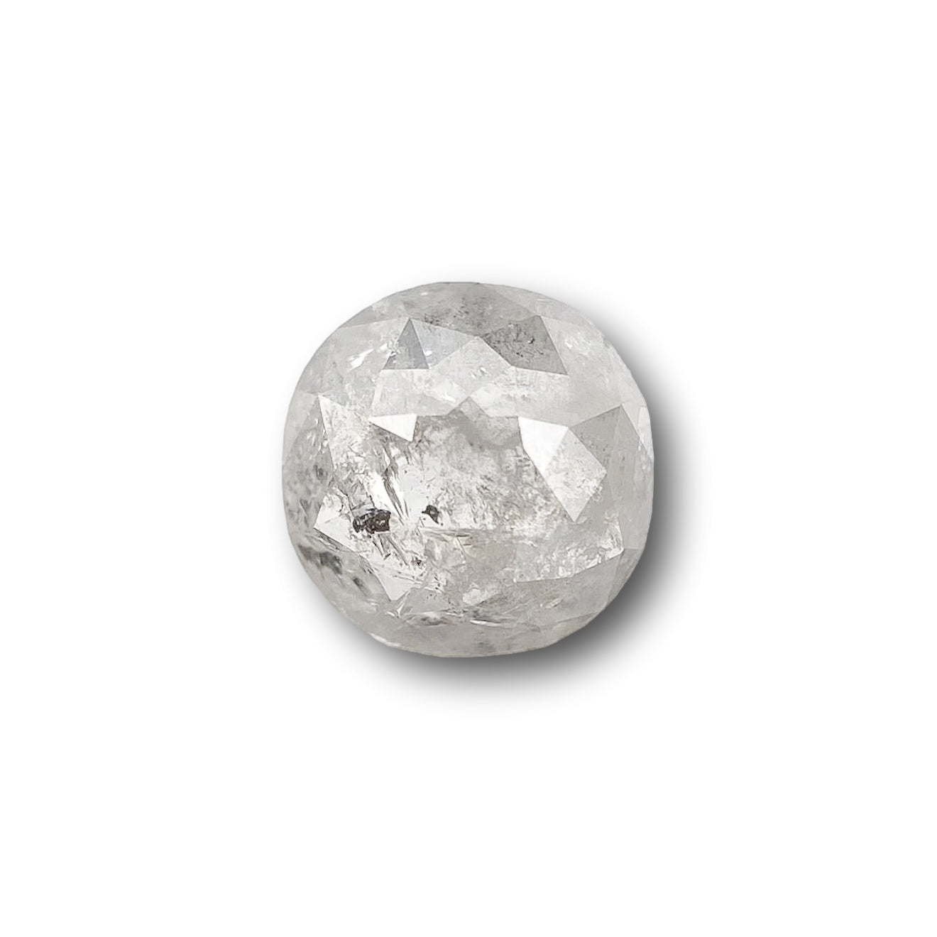 0.74ct | Rustic  Cushion Shape Rose Cut Diamond - Modern Rustic Diamond