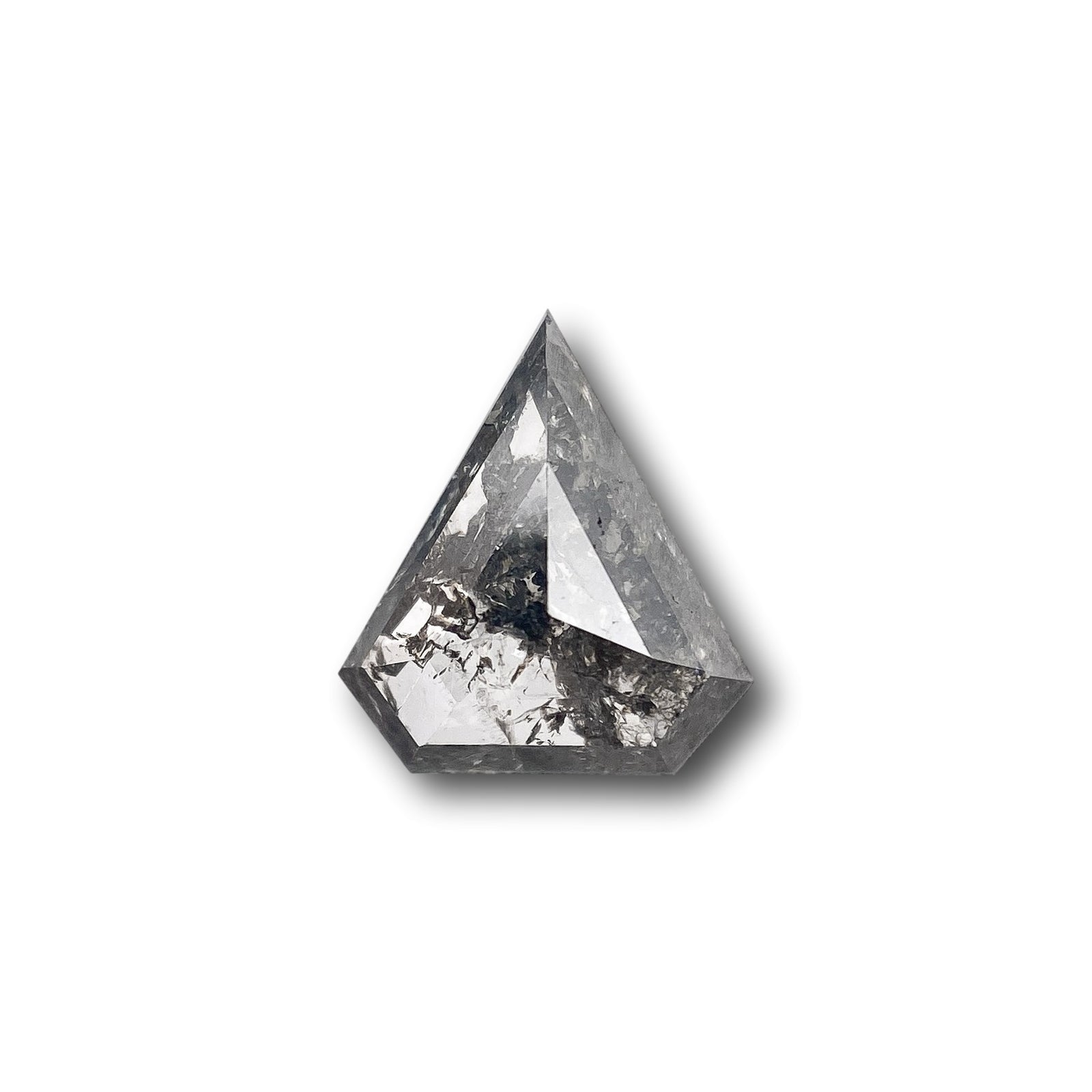 0.86ct | Rustic  Shield Shape Step Cut Diamond - Modern Rustic Diamond