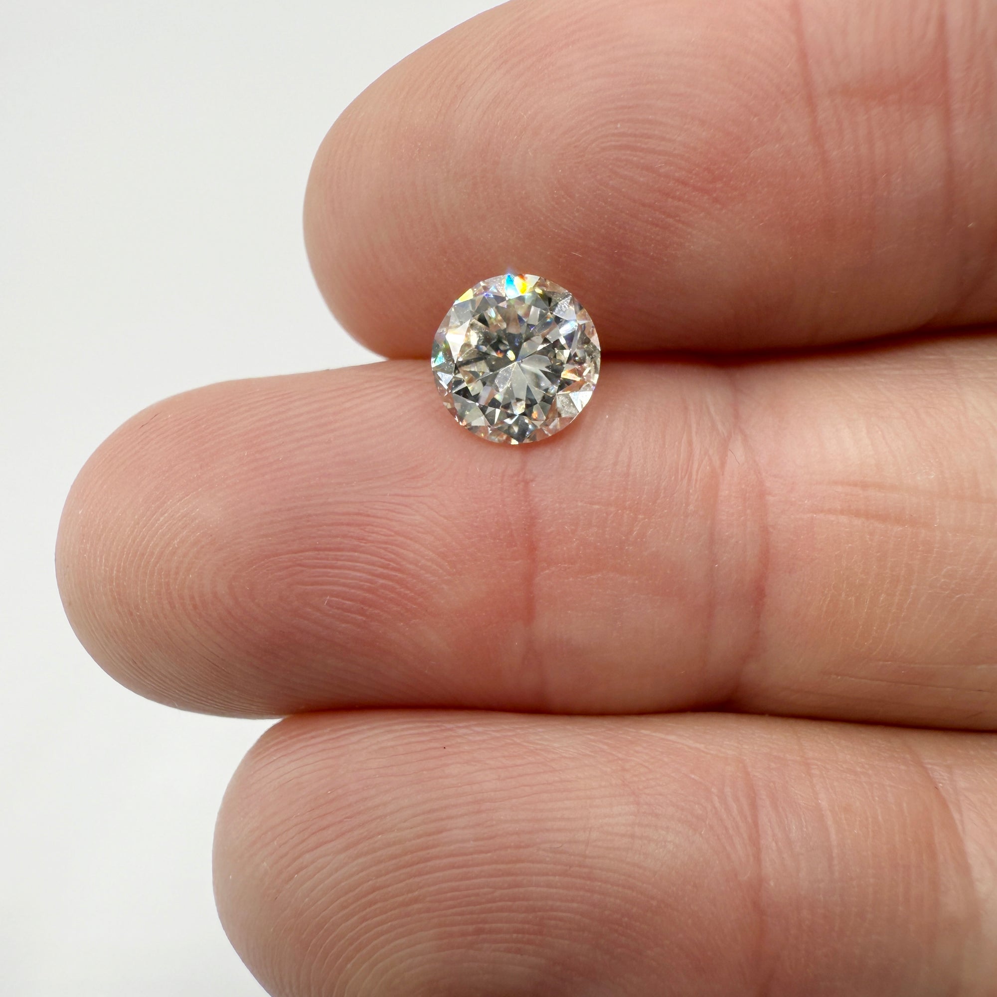 1.51ct | K/SI2 Round Shape Brilliant Cut Diamond (GIA) - Modern Rustic Diamond