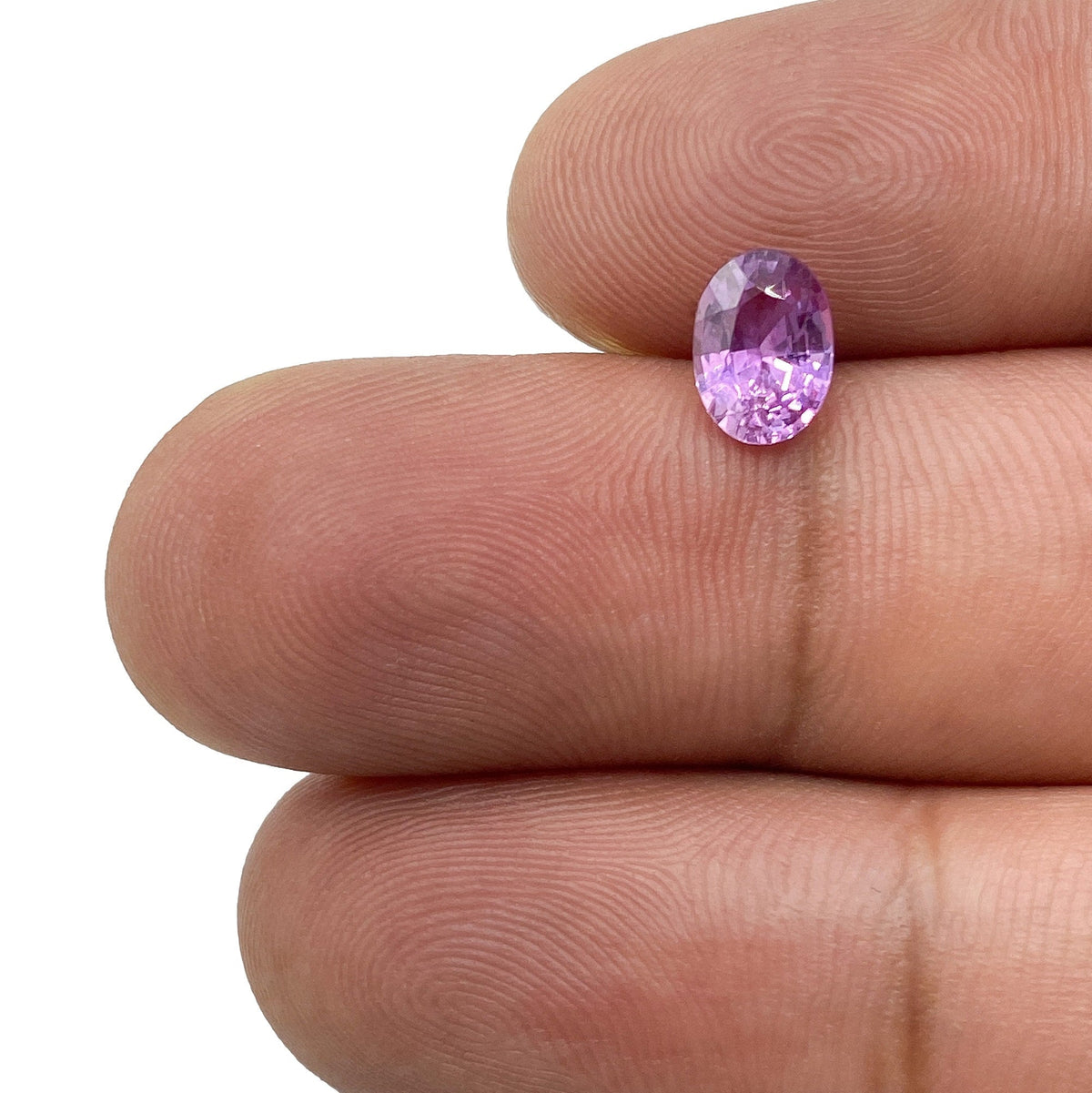 1.11ct | Brilliant Cut Oval Shape Violet Sapphire-Modern Rustic Diamond