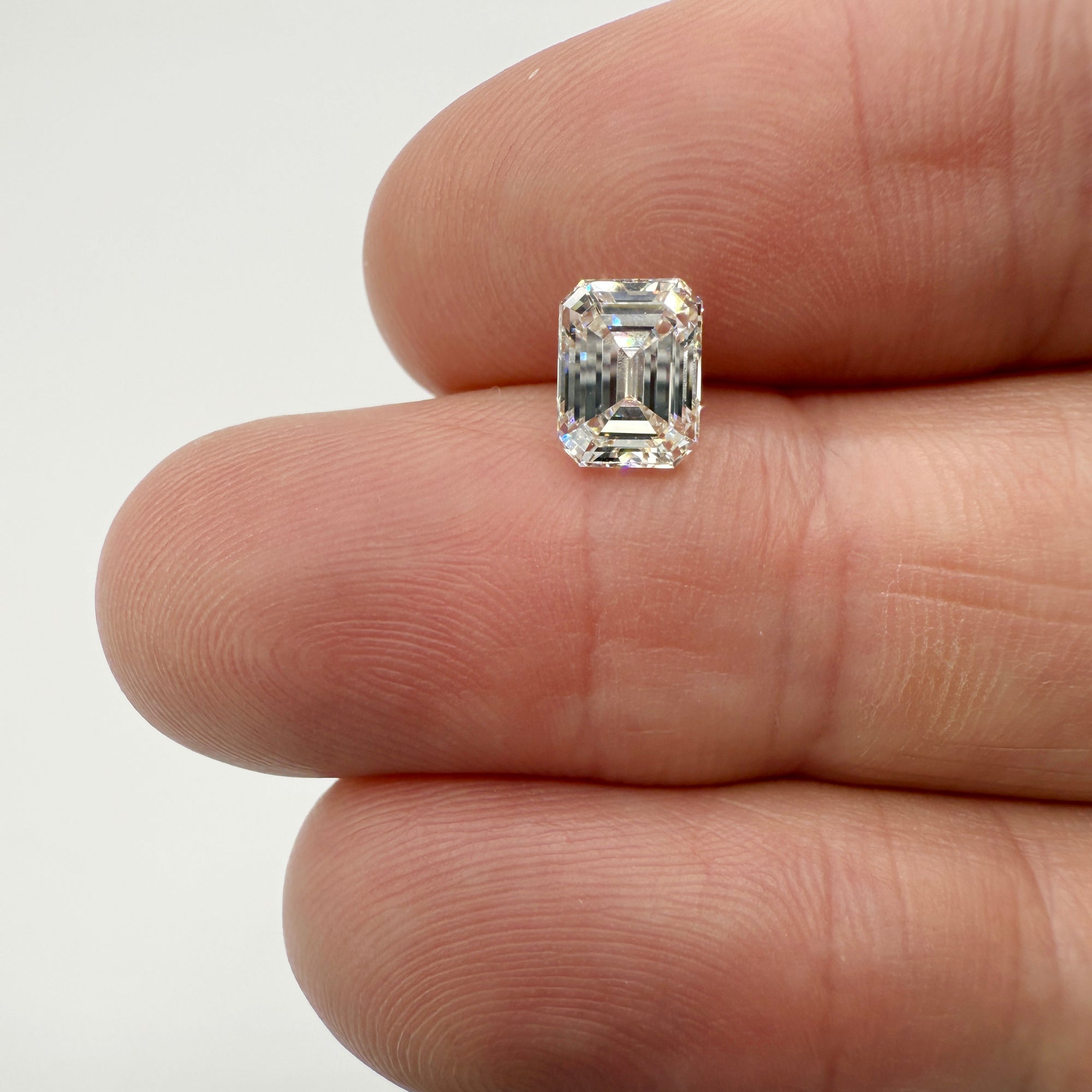 1.50ct | K/VS1 Emerald Shape Brilliant Cut Diamond (GIA) - Modern Rustic Diamond