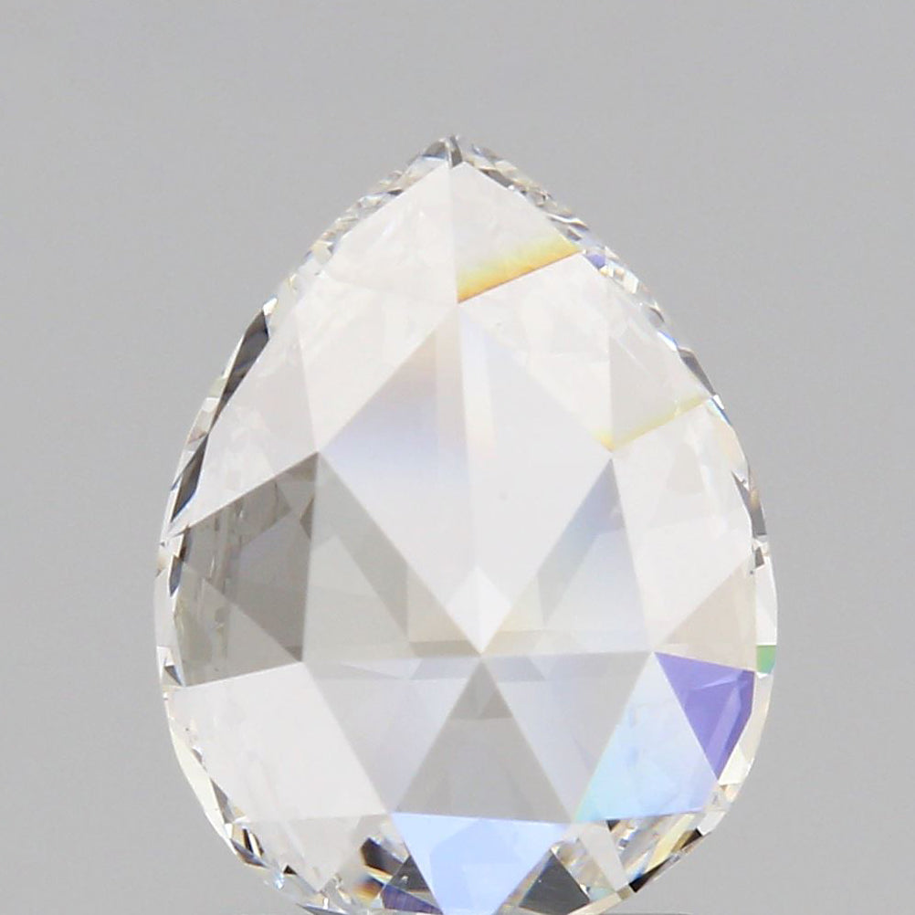 1.04ct | D/VS2 Pear Shape Rose Cut Diamond (GIA) - Modern Rustic Diamond