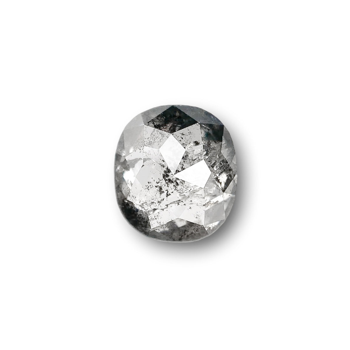 0.82ct | Rustic Cushion Shape Rose Cut Diamond - Modern Rustic Diamond