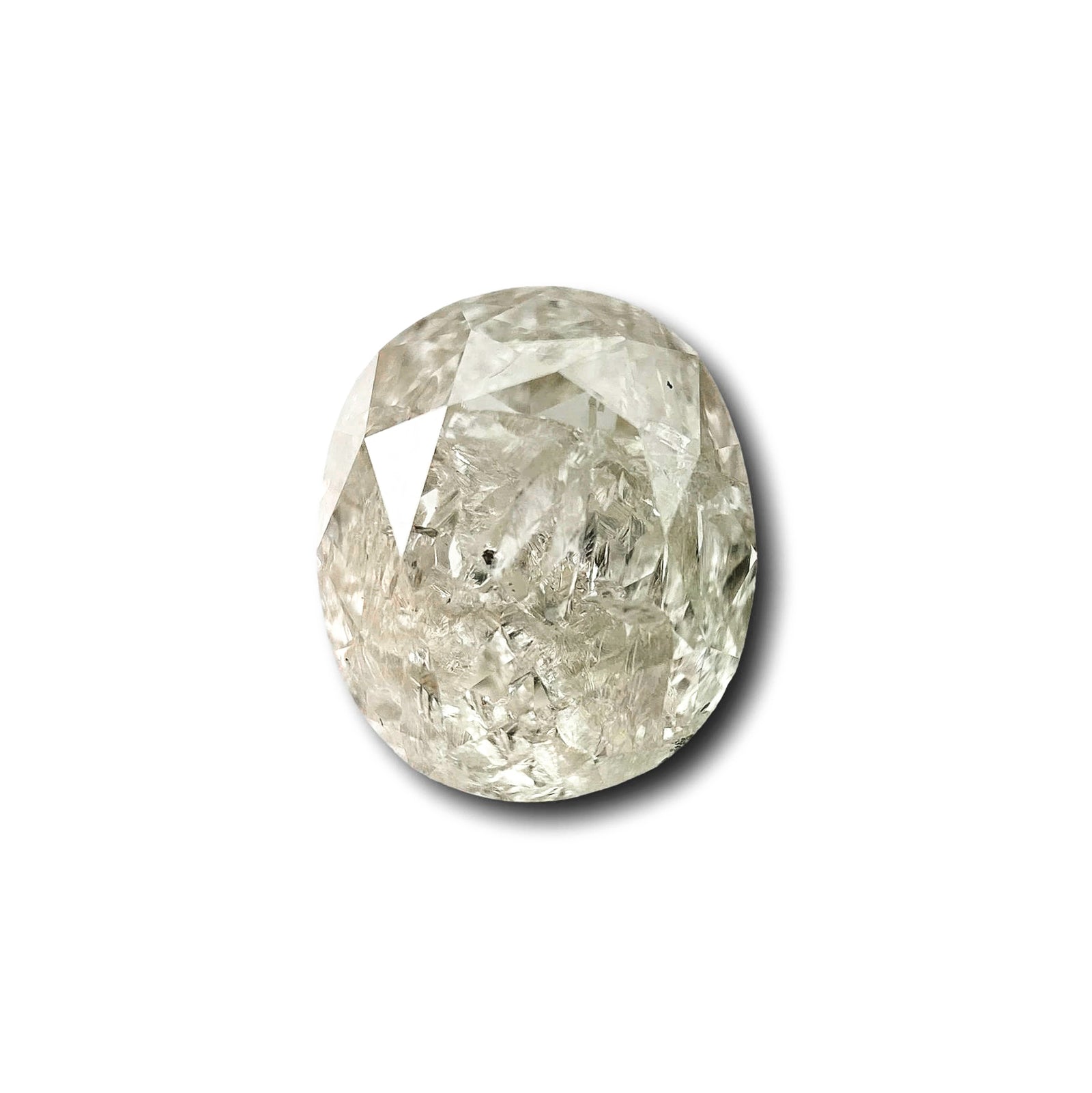 2.29ct | Salt & Pepper Cushion Shape Brilliant Cut Diamond - Modern Rustic Diamond