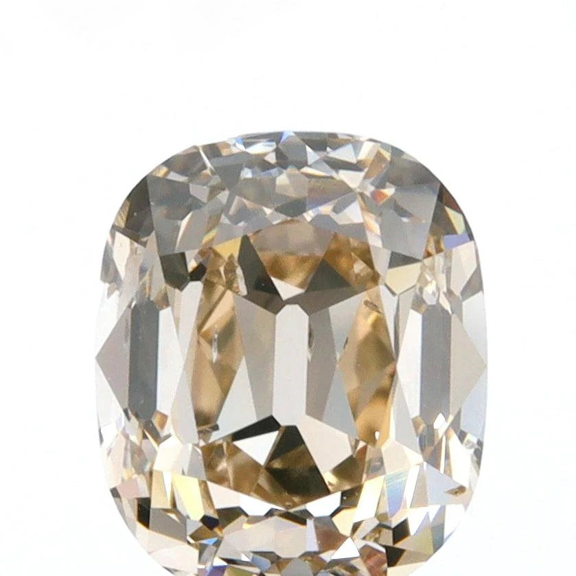 1.01ct | Champagne VS Cushion Shape Old Mine Cut Diamond - Modern Rustic Diamond