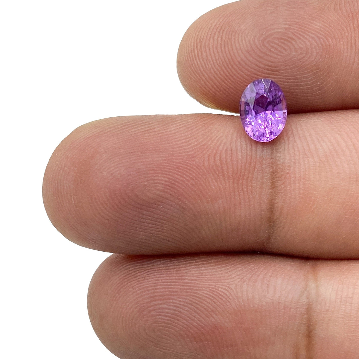 1.14ct | Brilliant Cut Oval Shape Violet Sapphire-Modern Rustic Diamond
