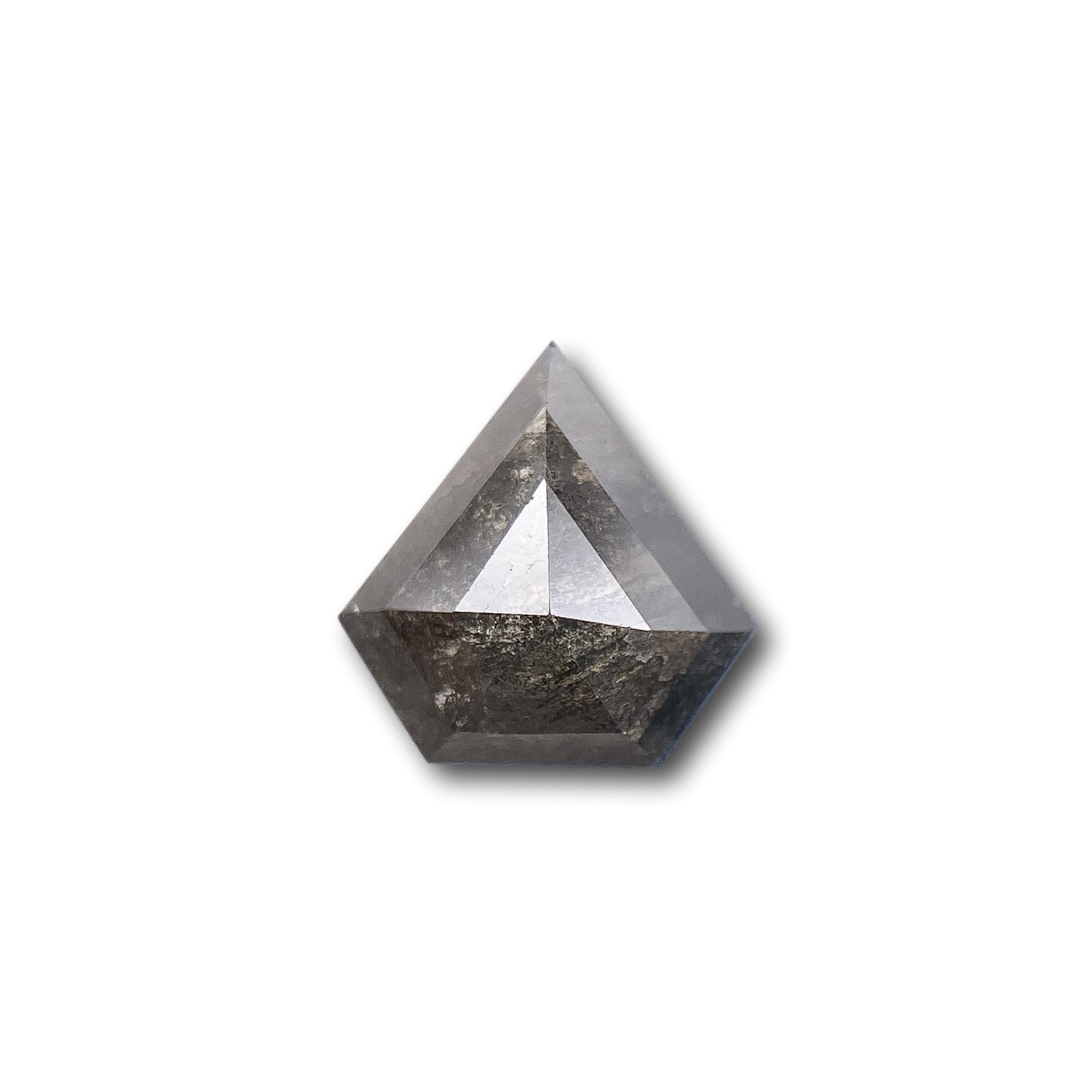 0.89ct | Rustic  Shield Shape Step Cut Diamond - Modern Rustic Diamond