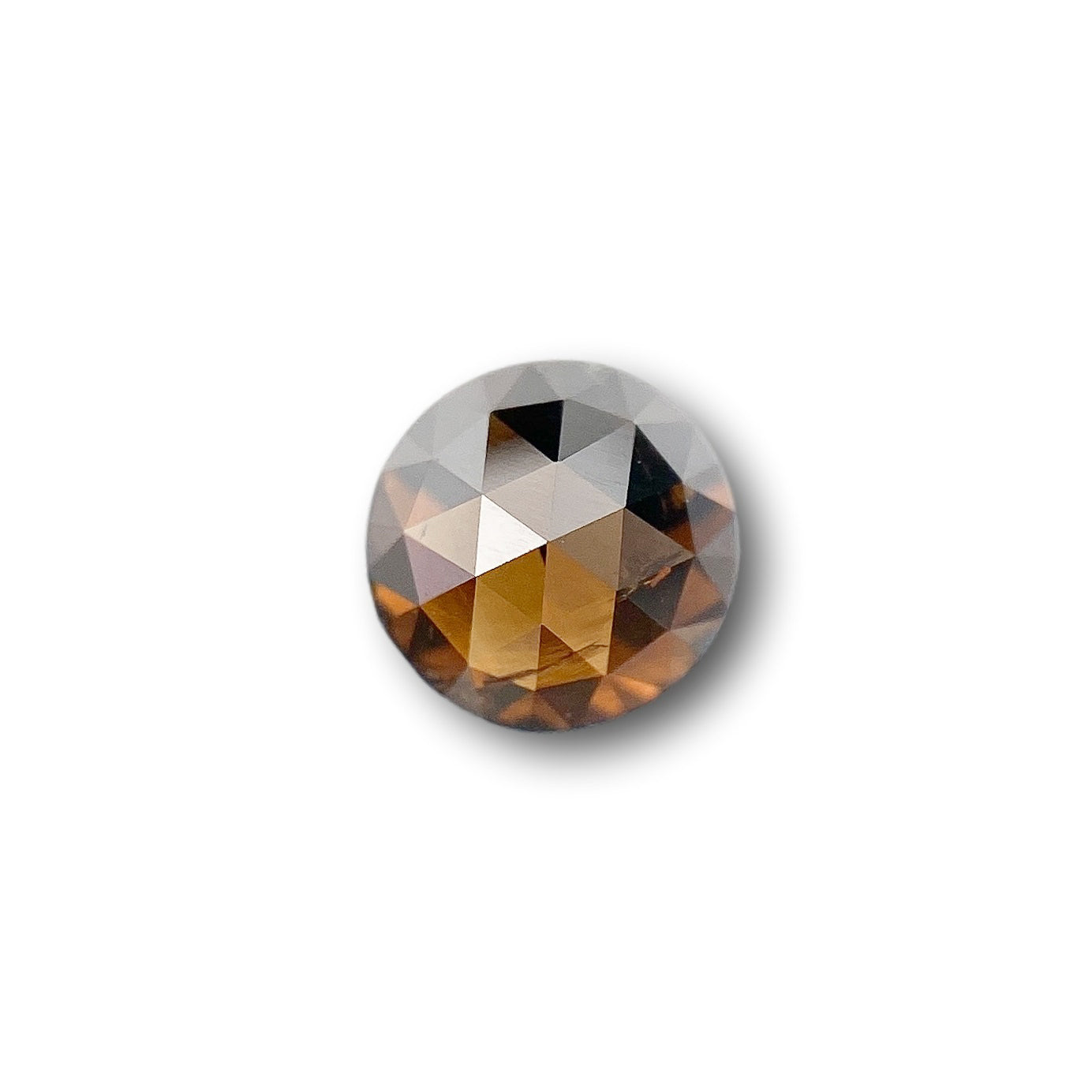 0.63ct | Rustic  Round Shape Rose Cut Diamond - Modern Rustic Diamond
