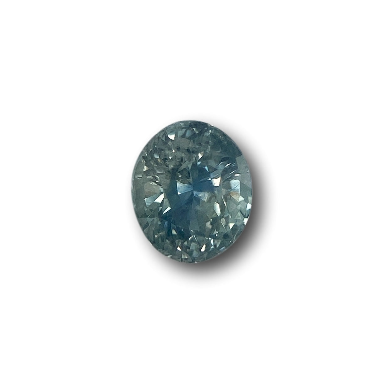 1.15ct | Brilliant Cut Oval Shape Blue Montana Sapphire-Modern Rustic Diamond