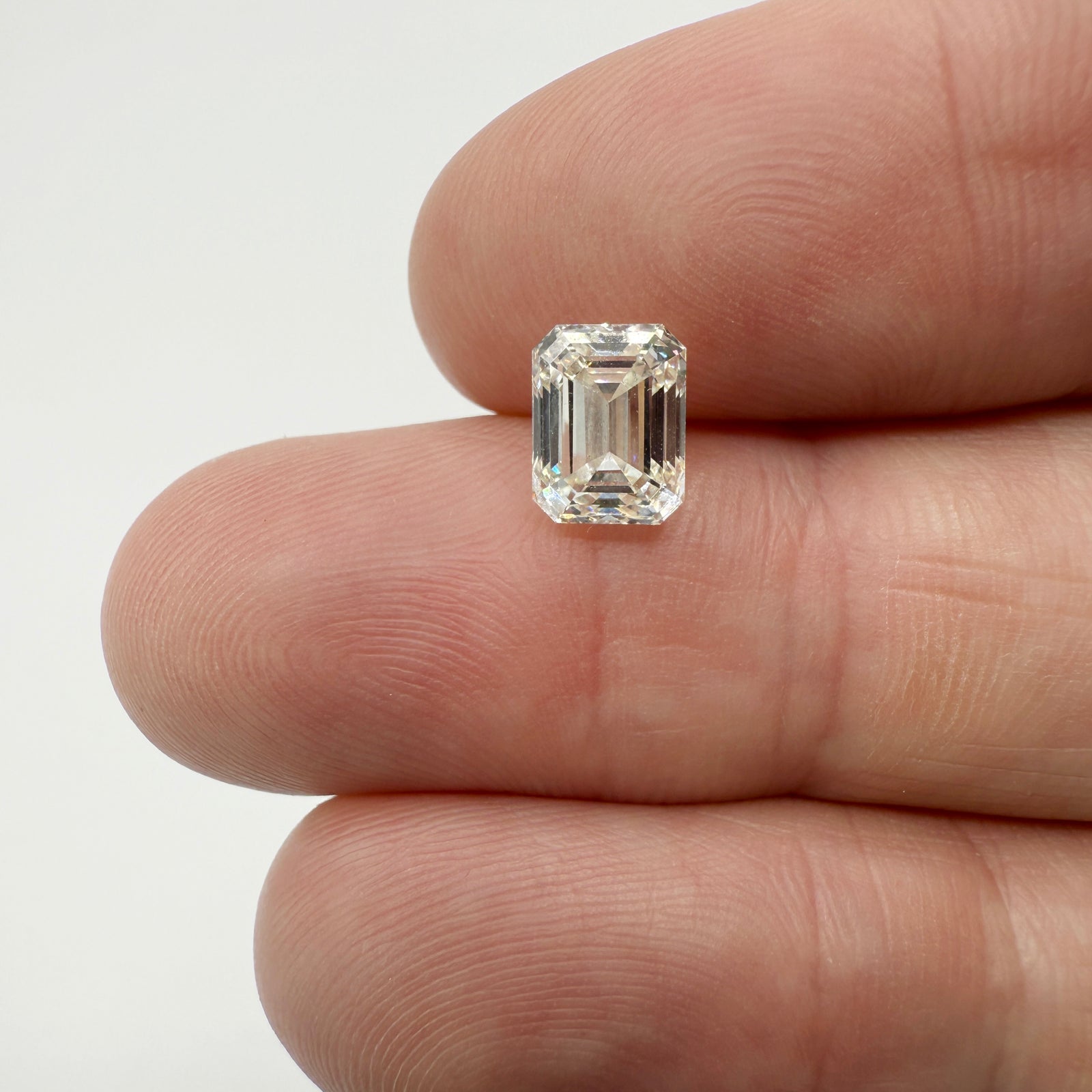 2.01ct | L/VS1 Emerald Shape Brilliant Cut Diamond (GIA) - Modern Rustic Diamond