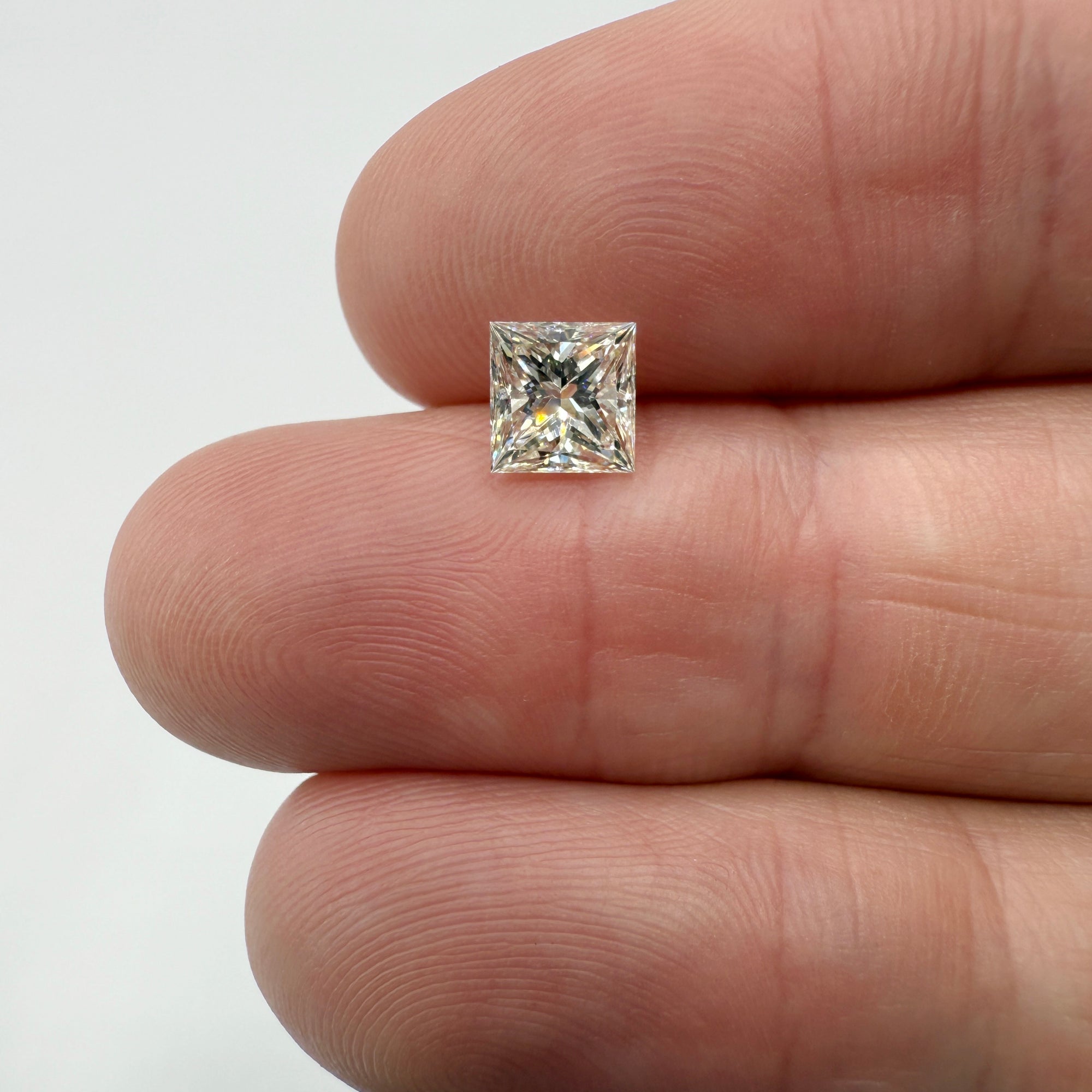 1.20ct | K/VVS2 Princess Shape Brilliant Cut Diamond (GIA) - Modern Rustic Diamond