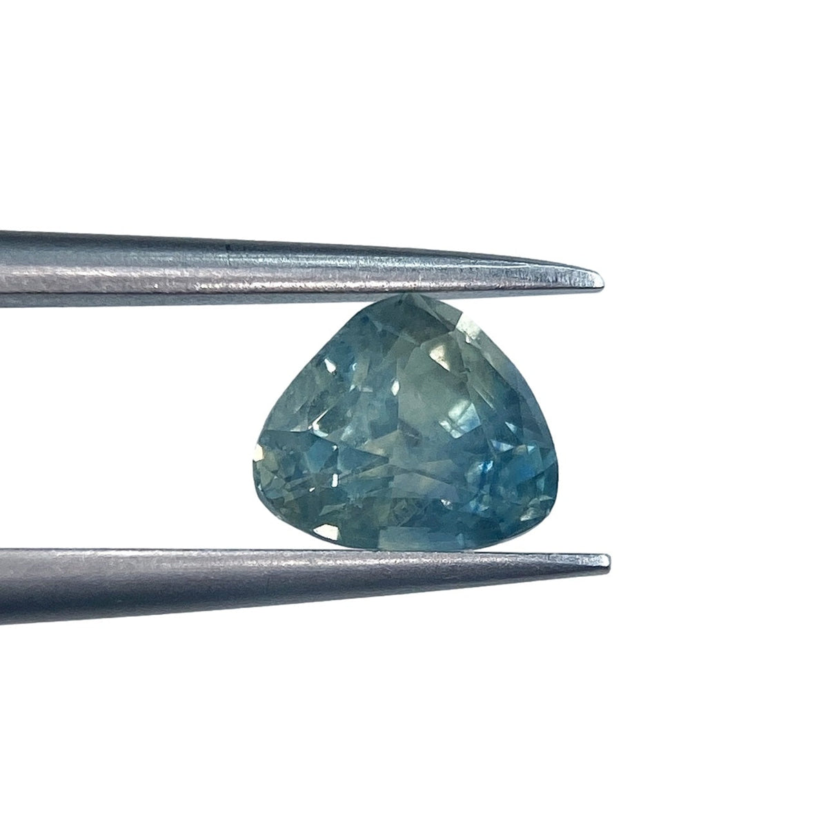 1.16ct | Brilliant Cut Pear Shape Blue Montana Sapphire-Modern Rustic Diamond
