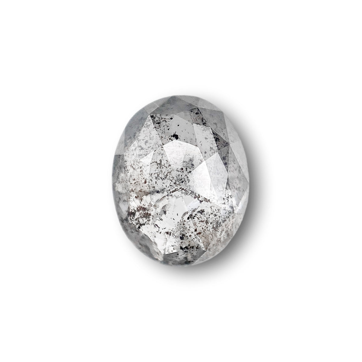 1.21ct | Rustic Oval Shape Rose Cut Diamond - Modern Rustic Diamond