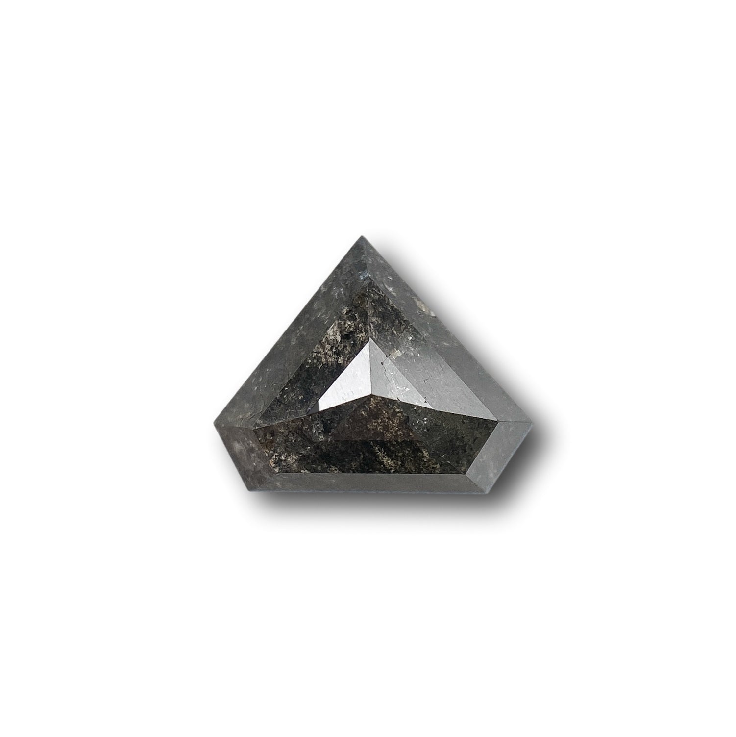 1.04ct | Rustic  Shield Shape Step Cut Diamond - Modern Rustic Diamond