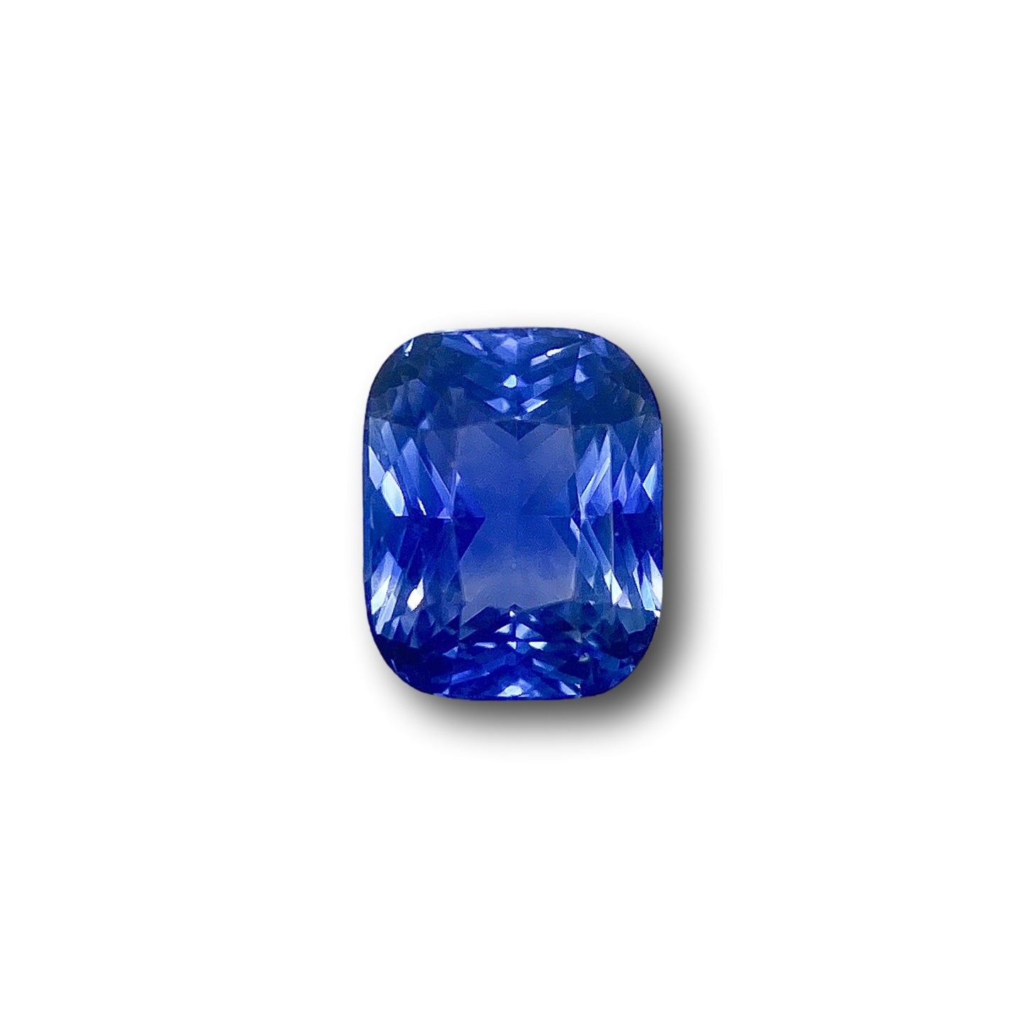 1.17ct | Brilliant Cut Cushion Shape Blue Sapphire-Modern Rustic Diamond