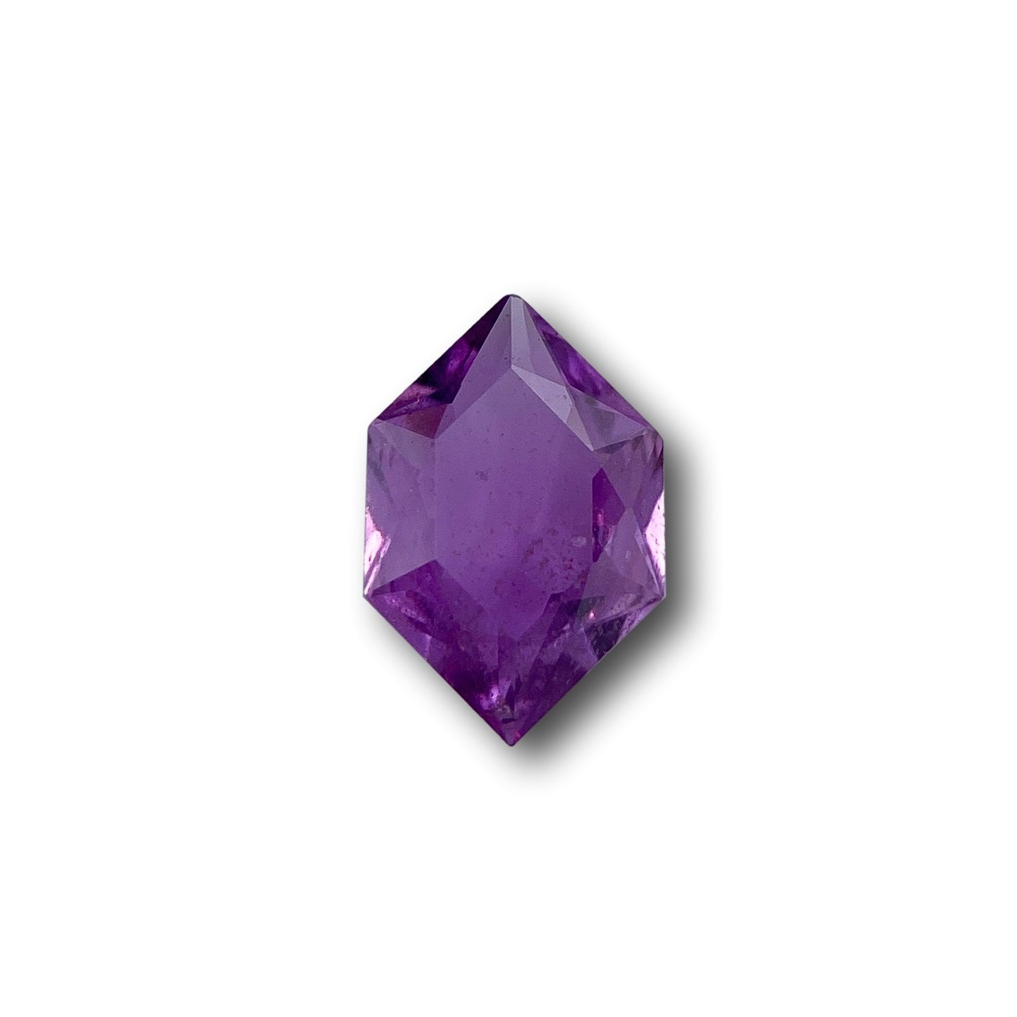 1.17ct | Brilliant Cut Hexagon Shape Violet Sapphire-Modern Rustic Diamond