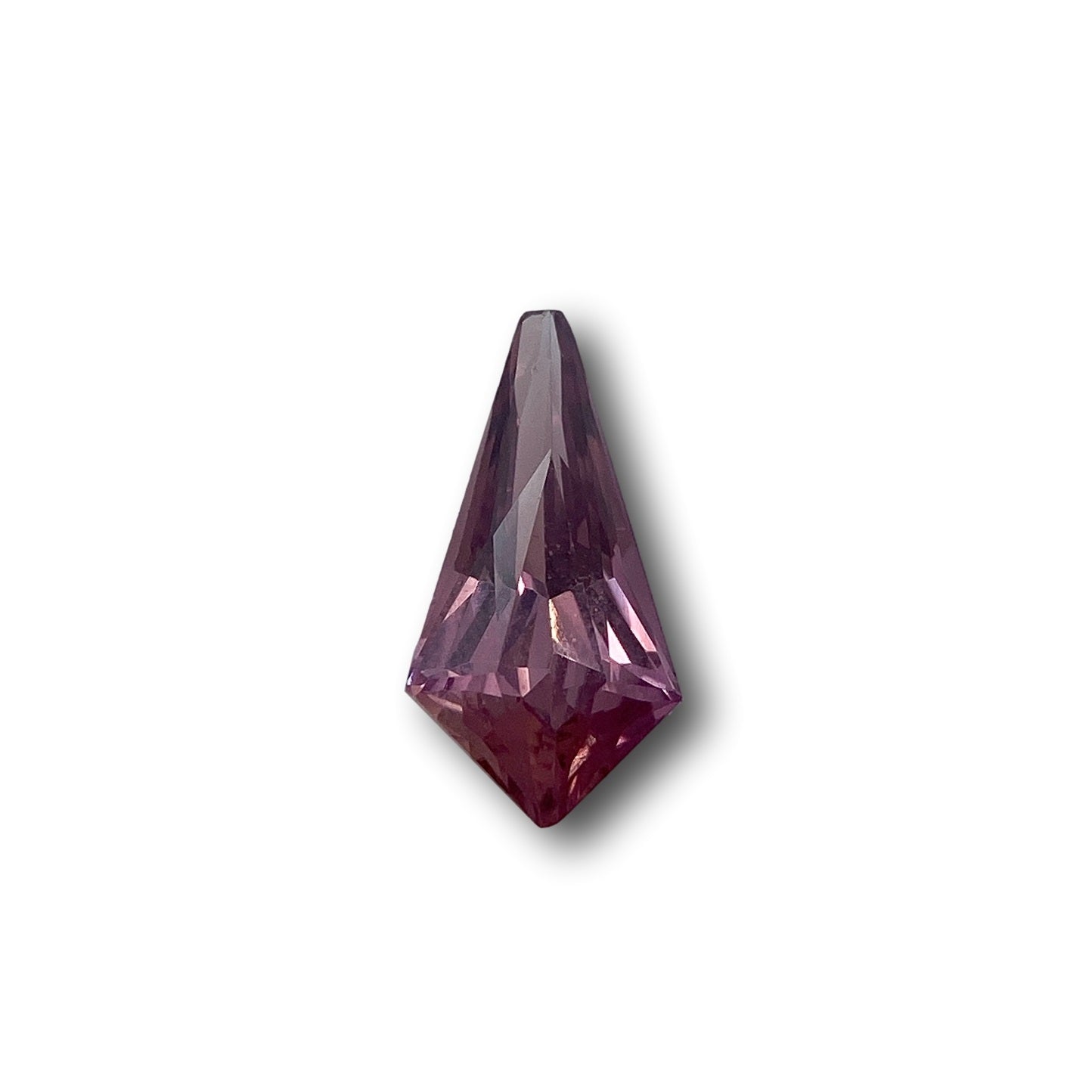 1.17ct | Brilliant Cut Kite Shape Pink Sapphire-Modern Rustic Diamond