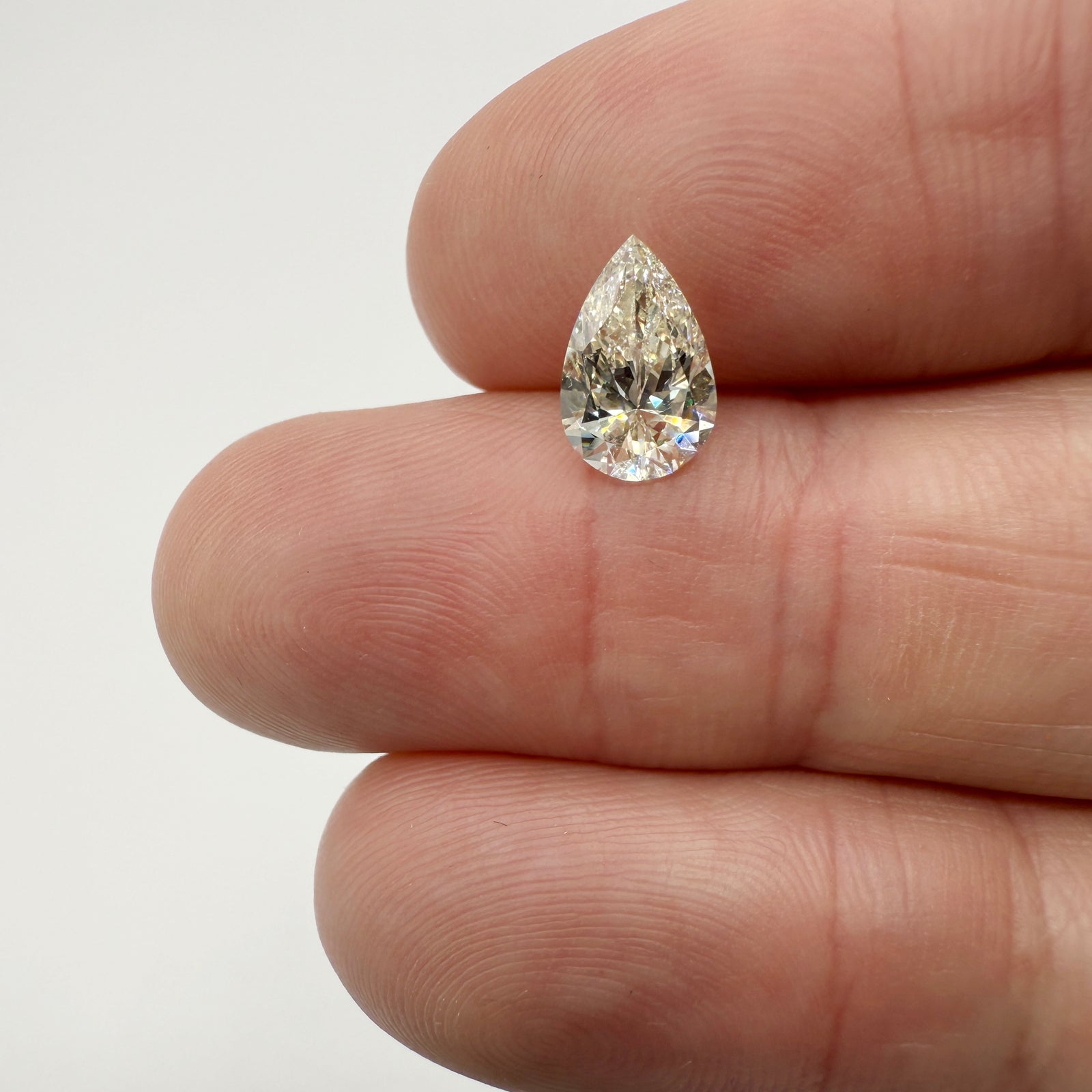 1.67ct | H/VS1 Pear Shape Brilliant Cut Diamond (GIA) - Modern Rustic Diamond