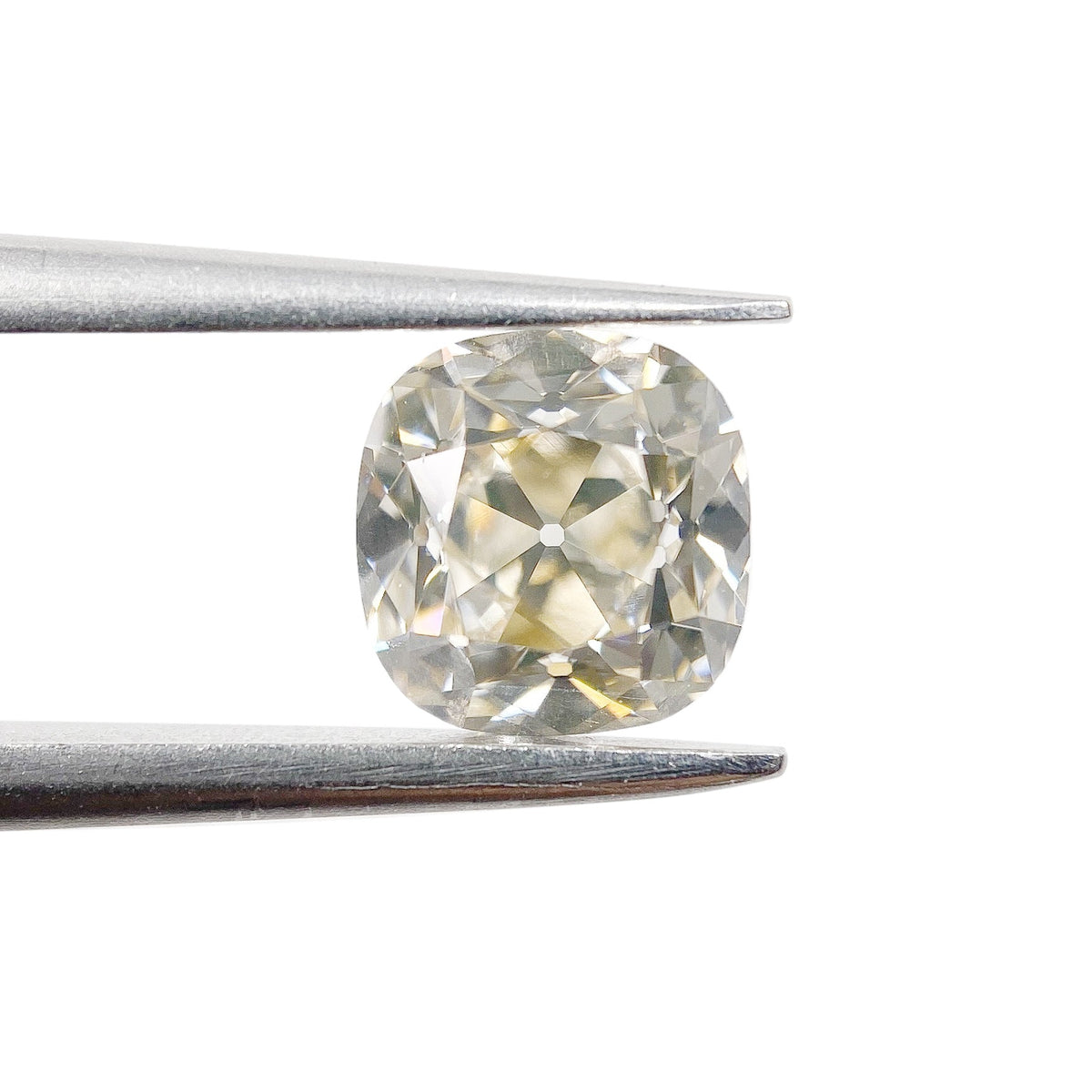 1.18ct | Light Brown VVS Cushion Shape Old Mine Cut Diamond-Modern Rustic Diamond