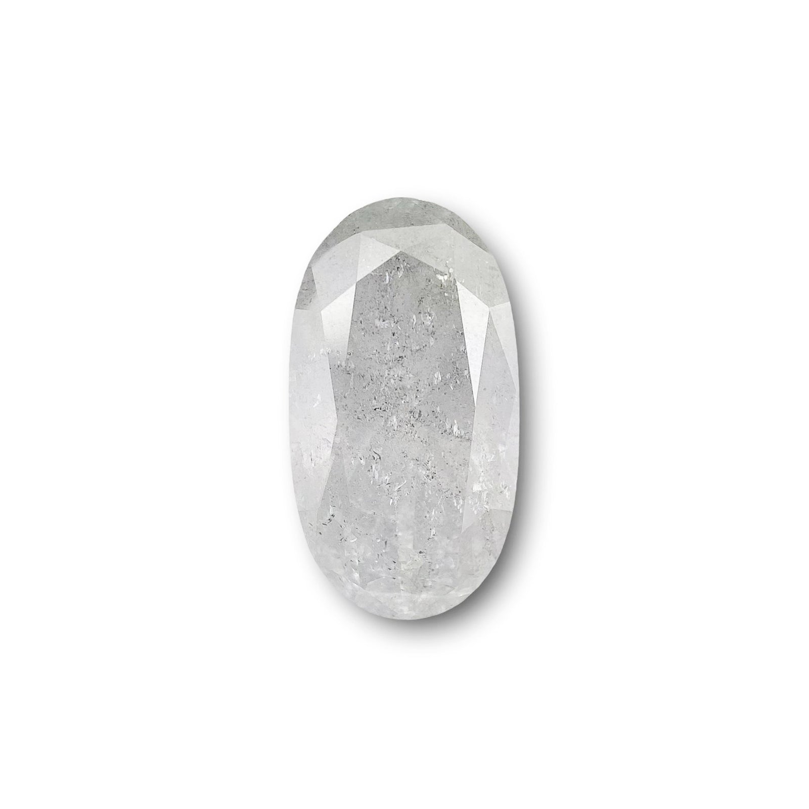 1.74ct | Salt & Pepper Oval Shape Brilliant Cut Diamond - Modern Rustic Diamond