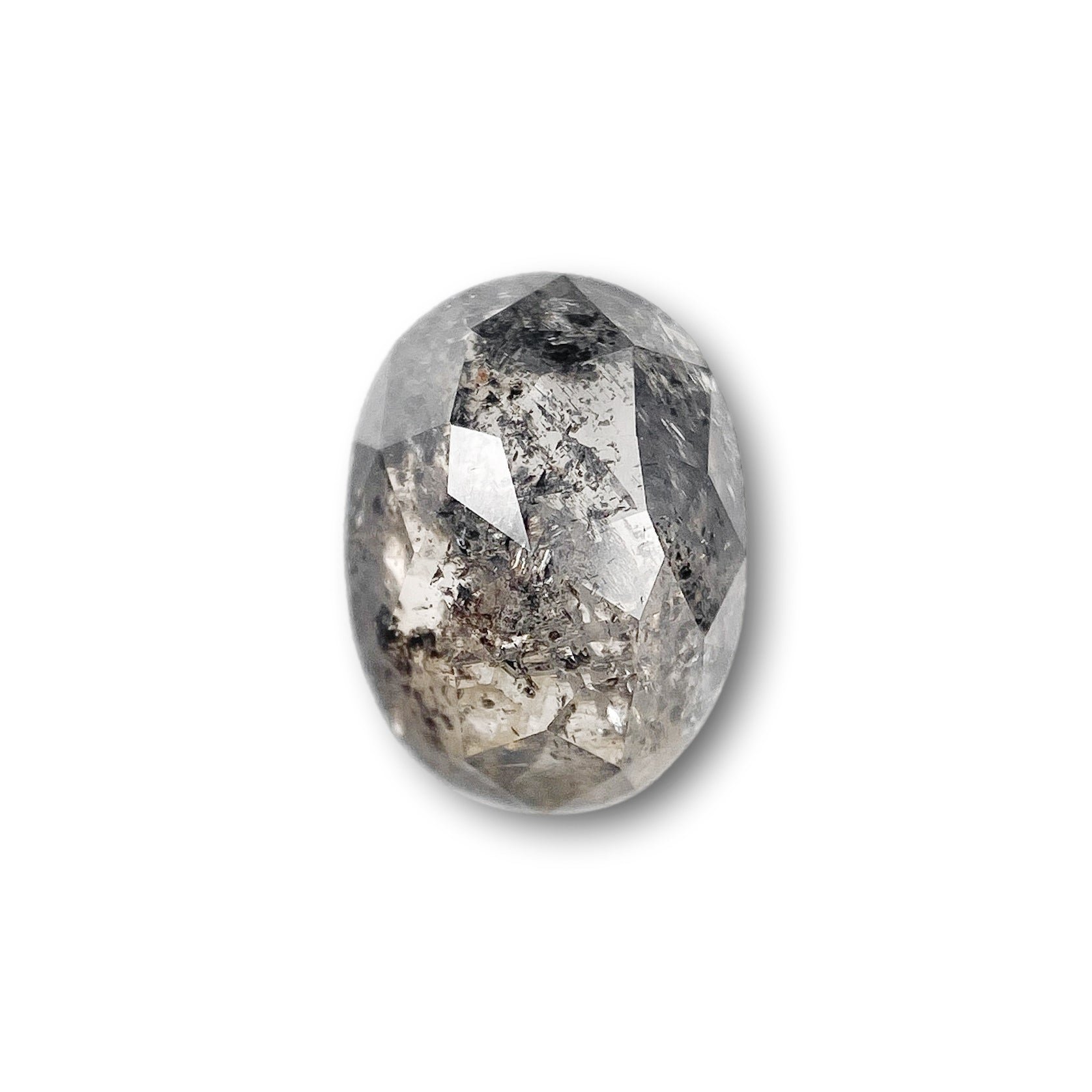 1.23ct | Rustic Oval Shape Rose Cut Diamond - Modern Rustic Diamond