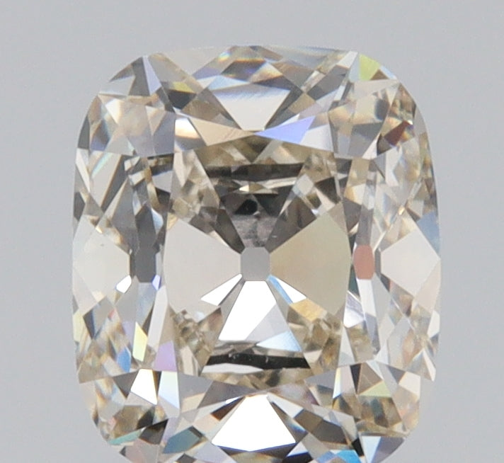 1.62ct | L/VS1 Cushion Shape Old Mine Cut Diamond (GIA) - Modern Rustic Diamond