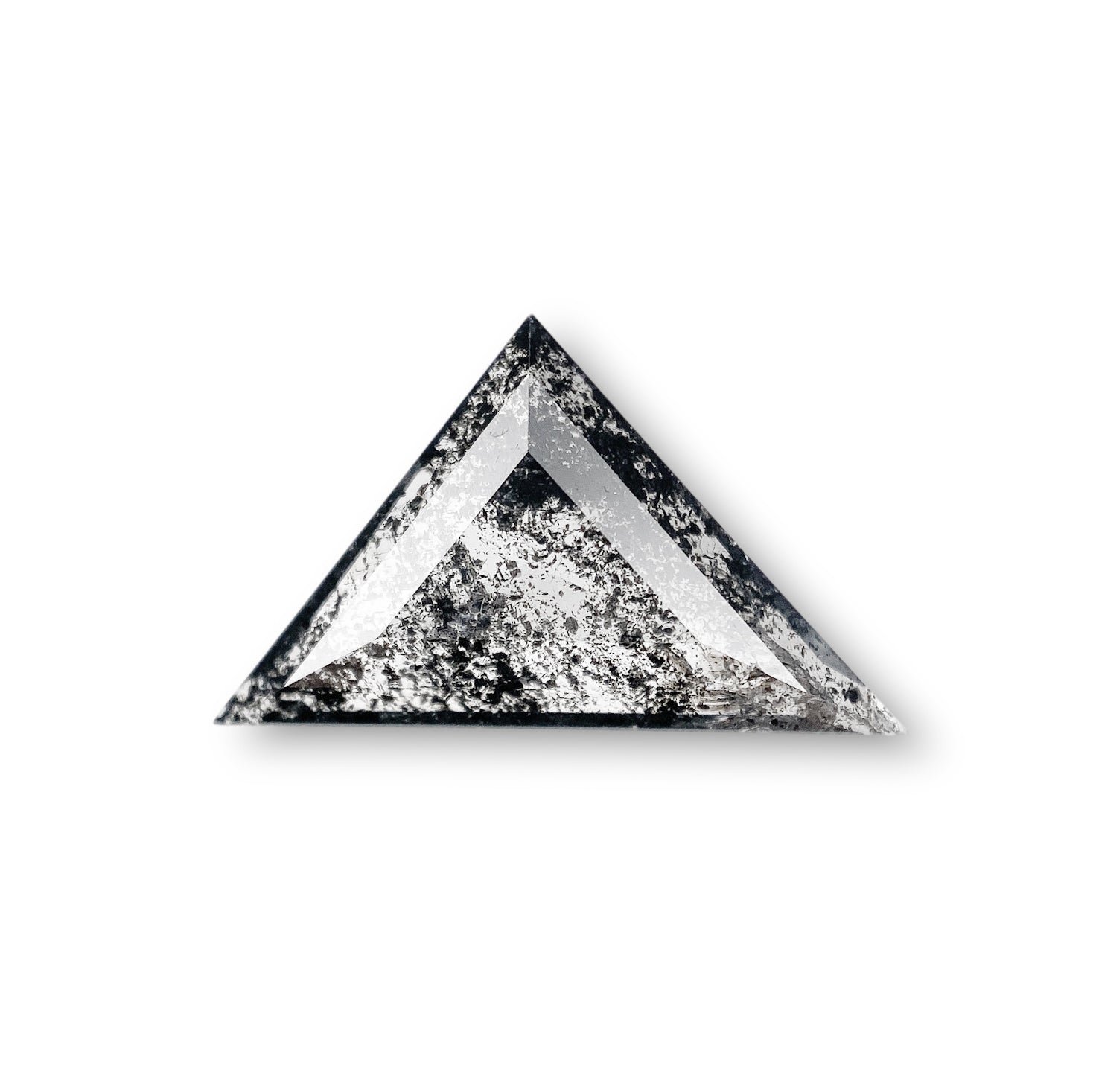 1.96ct | Rustic Triangular Shape Rose Cut Diamond - Modern Rustic Diamond
