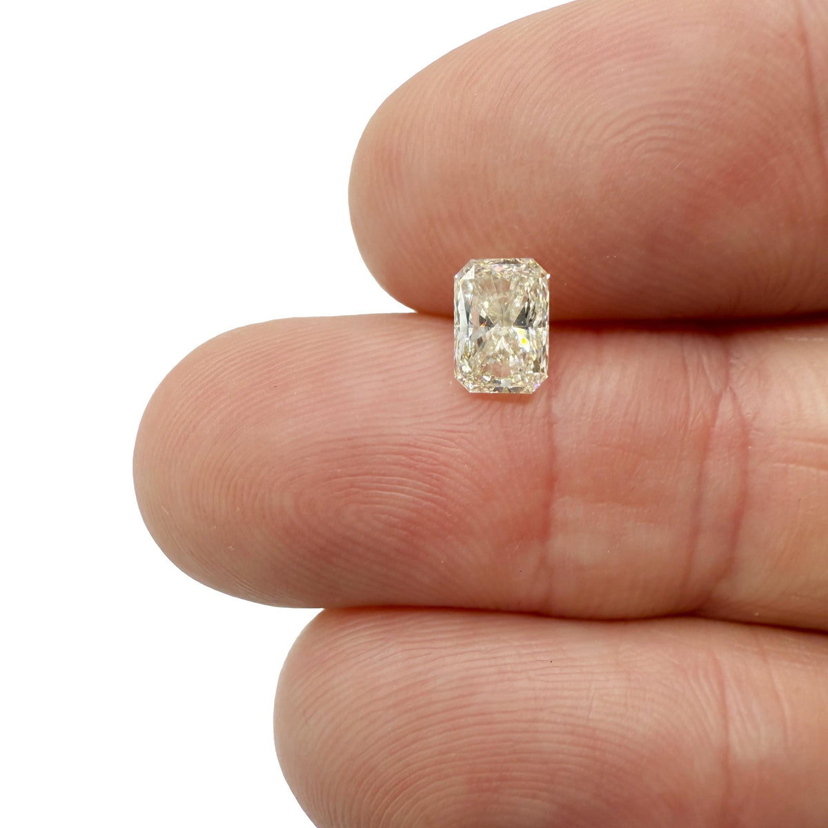 0.90ct | M/VS2 Radiant Shape Brilliant Cut Diamond (GIA) - Modern Rustic Diamond