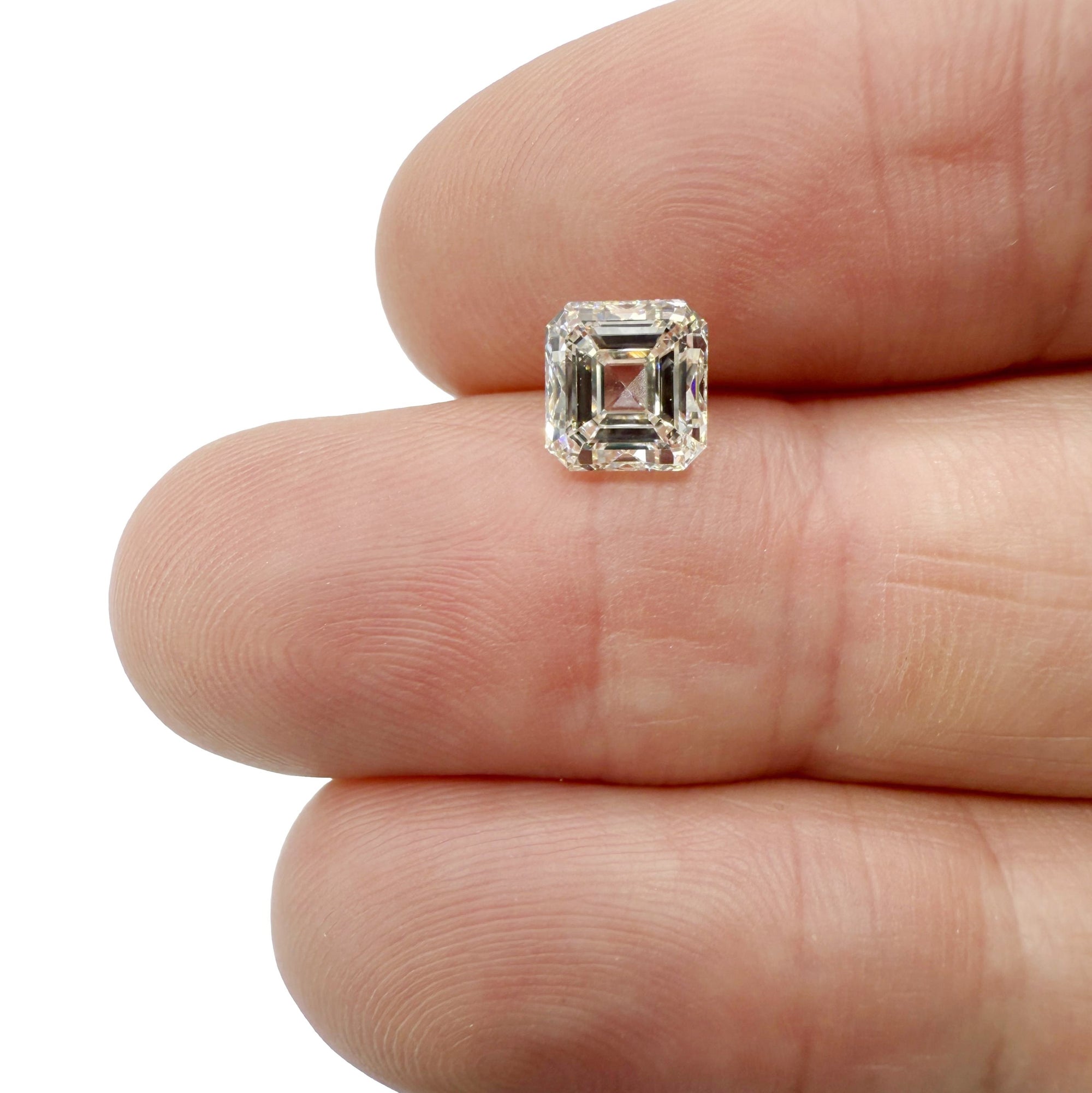 1.90ct | K/VVS2 Asscher Shape Step Cut Diamond (GIA) - Modern Rustic Diamond