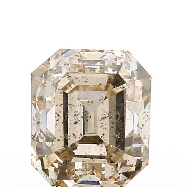 0.71ct | Champagne SI Emerald Shape Step Cut Diamond - Modern Rustic Diamond
