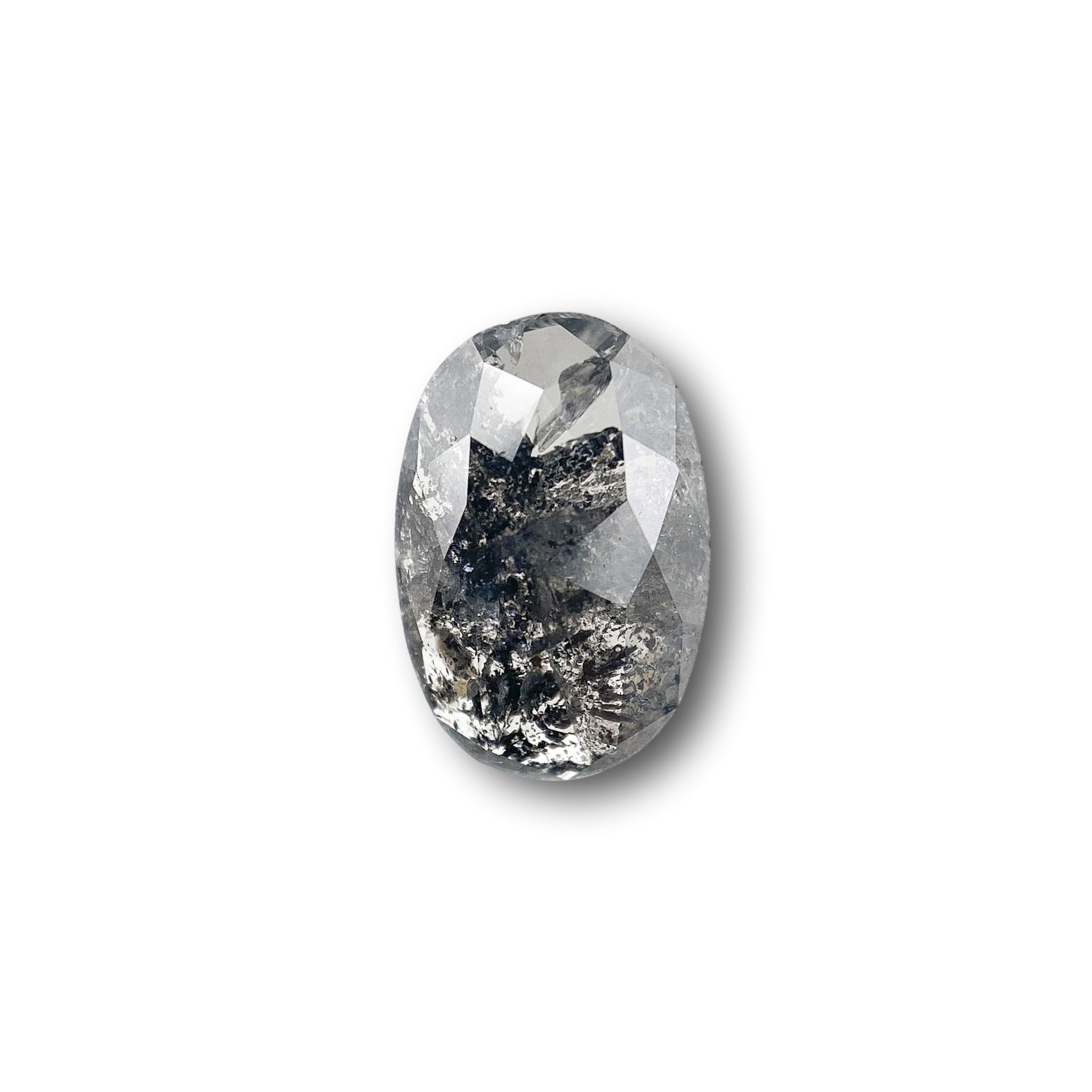 1.37ct | Rustic Oval Shape Rose Cut Diamond - Modern Rustic Diamond
