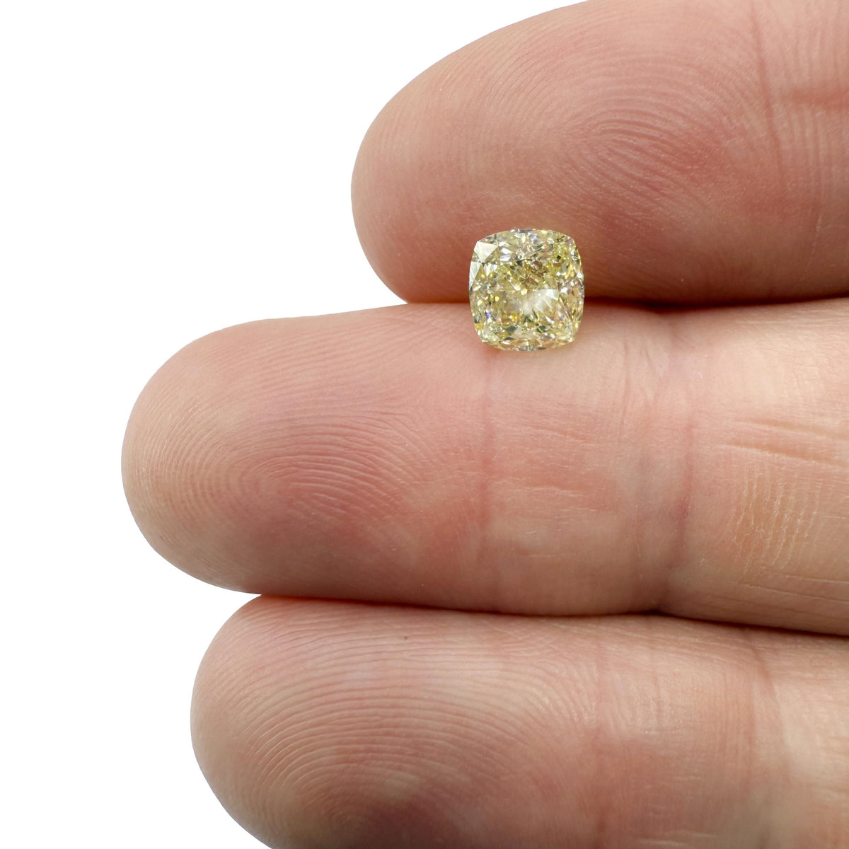 1.50ct | M/I1 Cushion Shape Brilliant Cut Diamond (GIA) - Modern Rustic Diamond