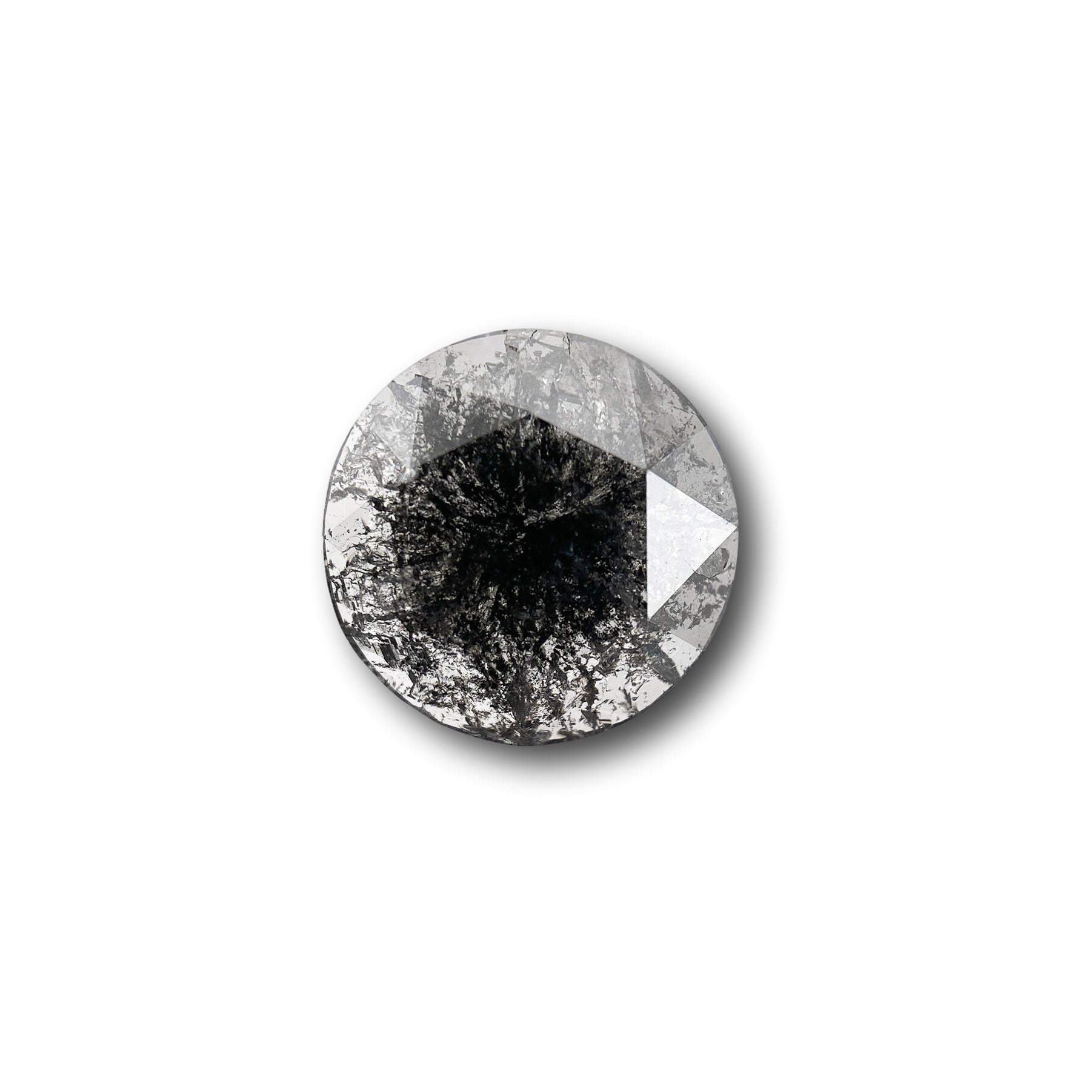 1.50ct | Rustic  Round Shape Rose Cut Diamond - Modern Rustic Diamond