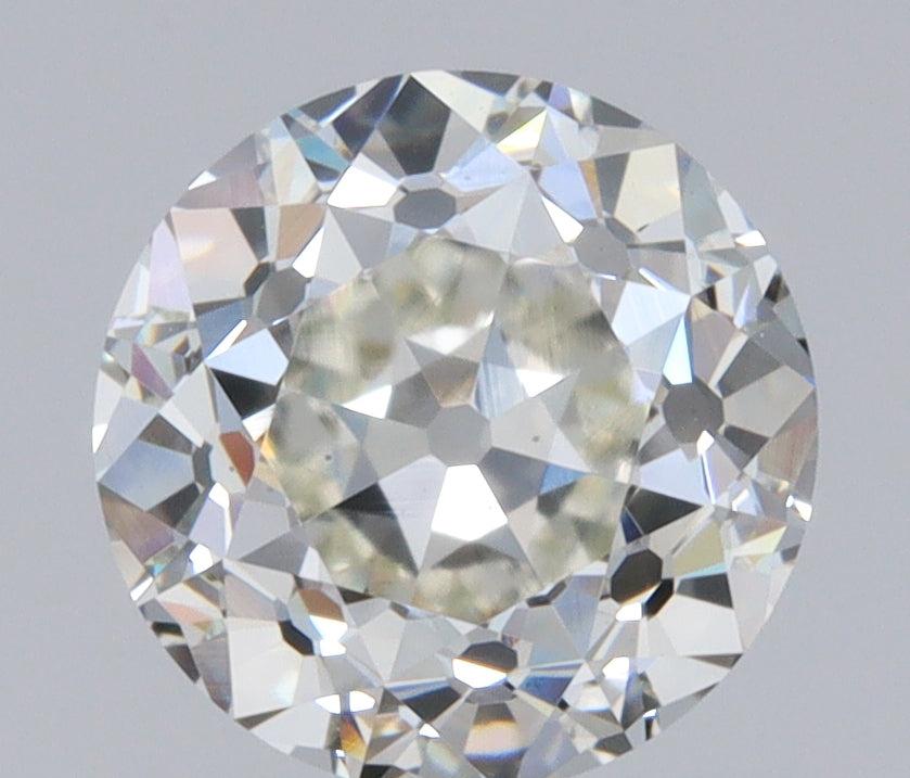 1.05ct | K/VS2 Round Shape Old European Cut Diamond (GIA) - Modern Rustic Diamond