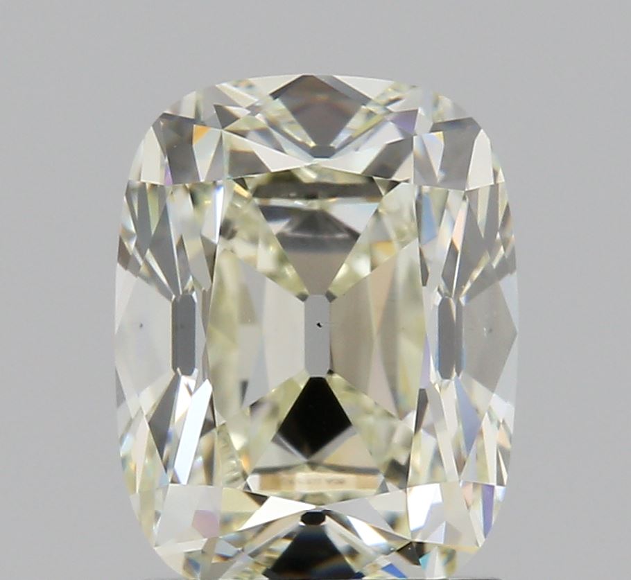 1.57ct | M/VS2 Cushion Shape Vintage Old Mine Cut Diamond (GIA) - Modern Rustic Diamond