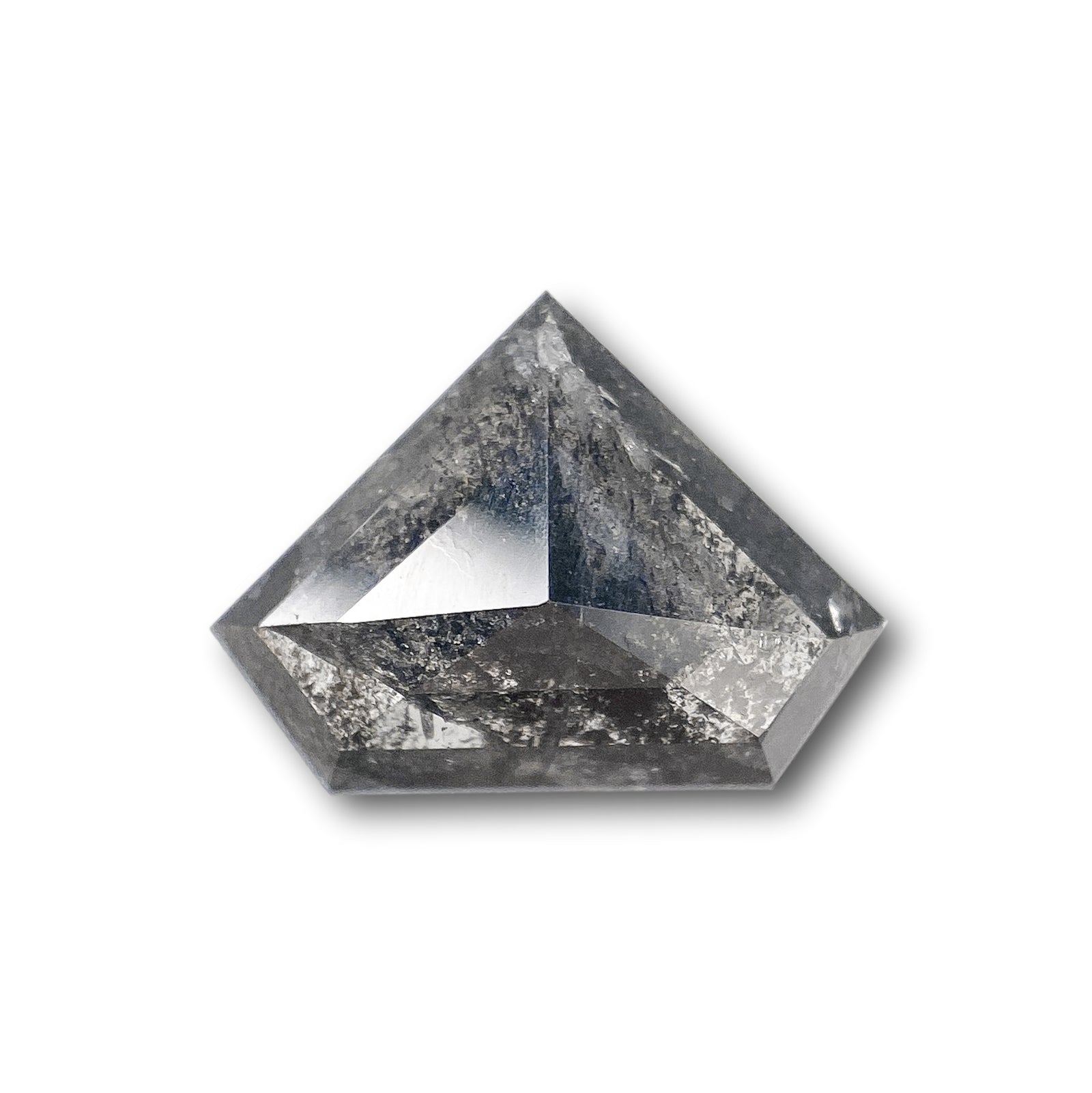 1.42ct | Rustic  Shield Shape Rose Cut Diamond - Modern Rustic Diamond