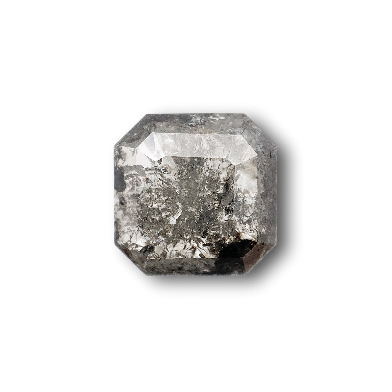 1.11ct | Rustic Asscher Shape Step Cut Diamond - Modern Rustic Diamond