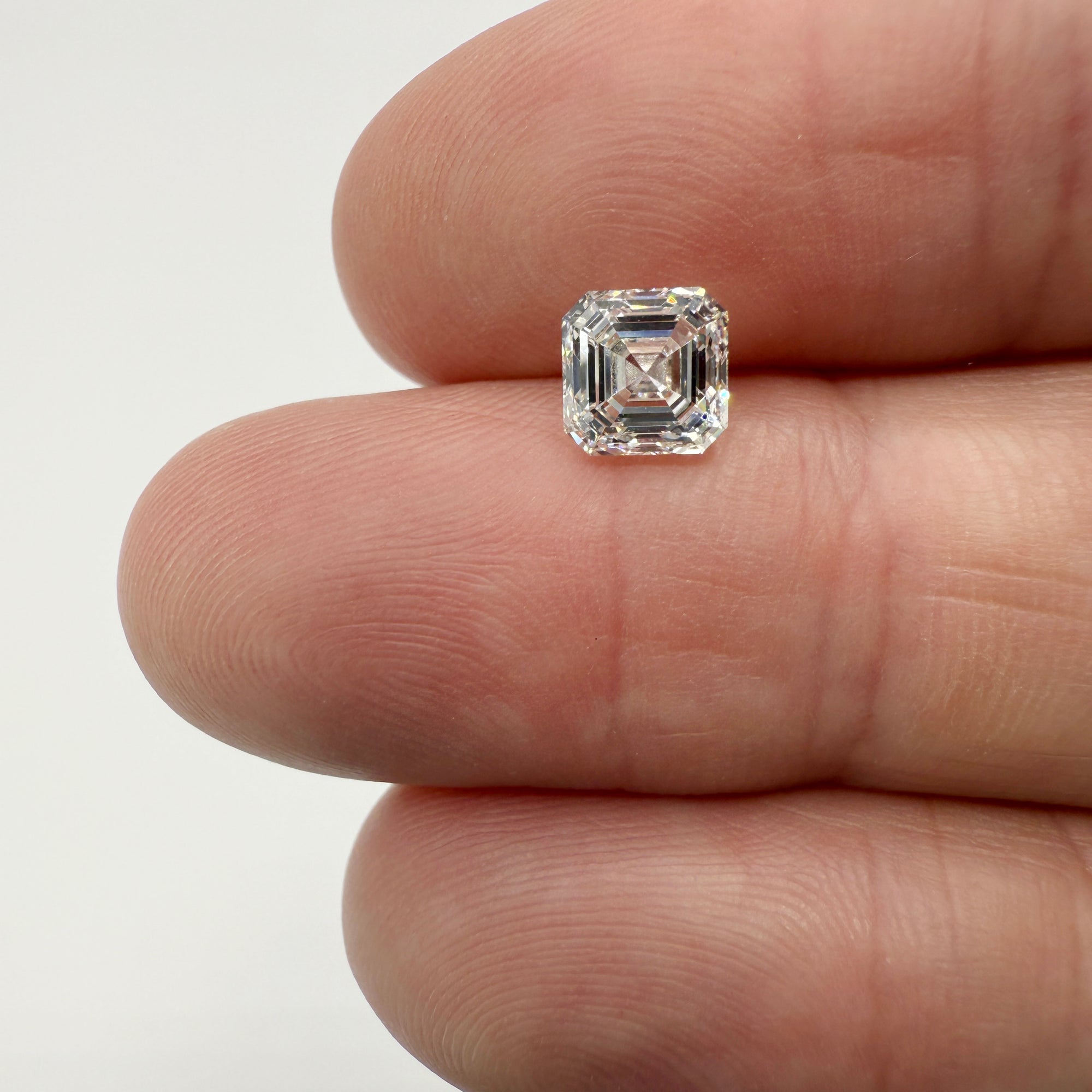1.55ct | K/VVS2 Asscher Shape Step Cut Diamond (GIA) - Modern Rustic Diamond