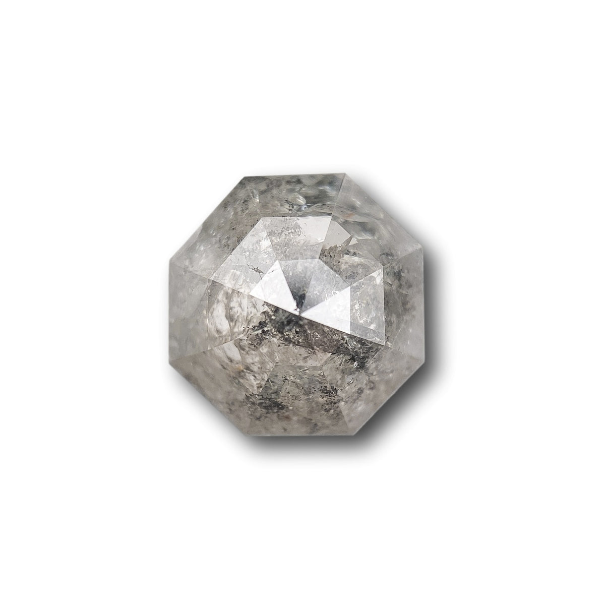 2.01ct | Rustic  Octagonal Shape Step Cut Diamond - Modern Rustic Diamond