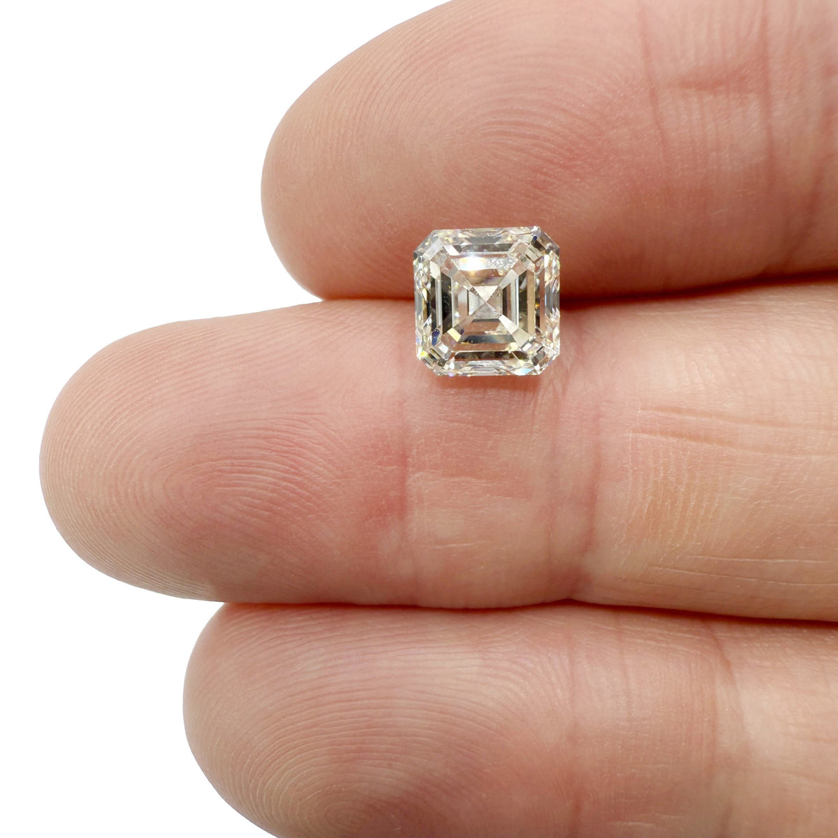 2.40ct | L/VVS1 Asscher Shape Step Cut Diamond (GIA) - Modern Rustic Diamond